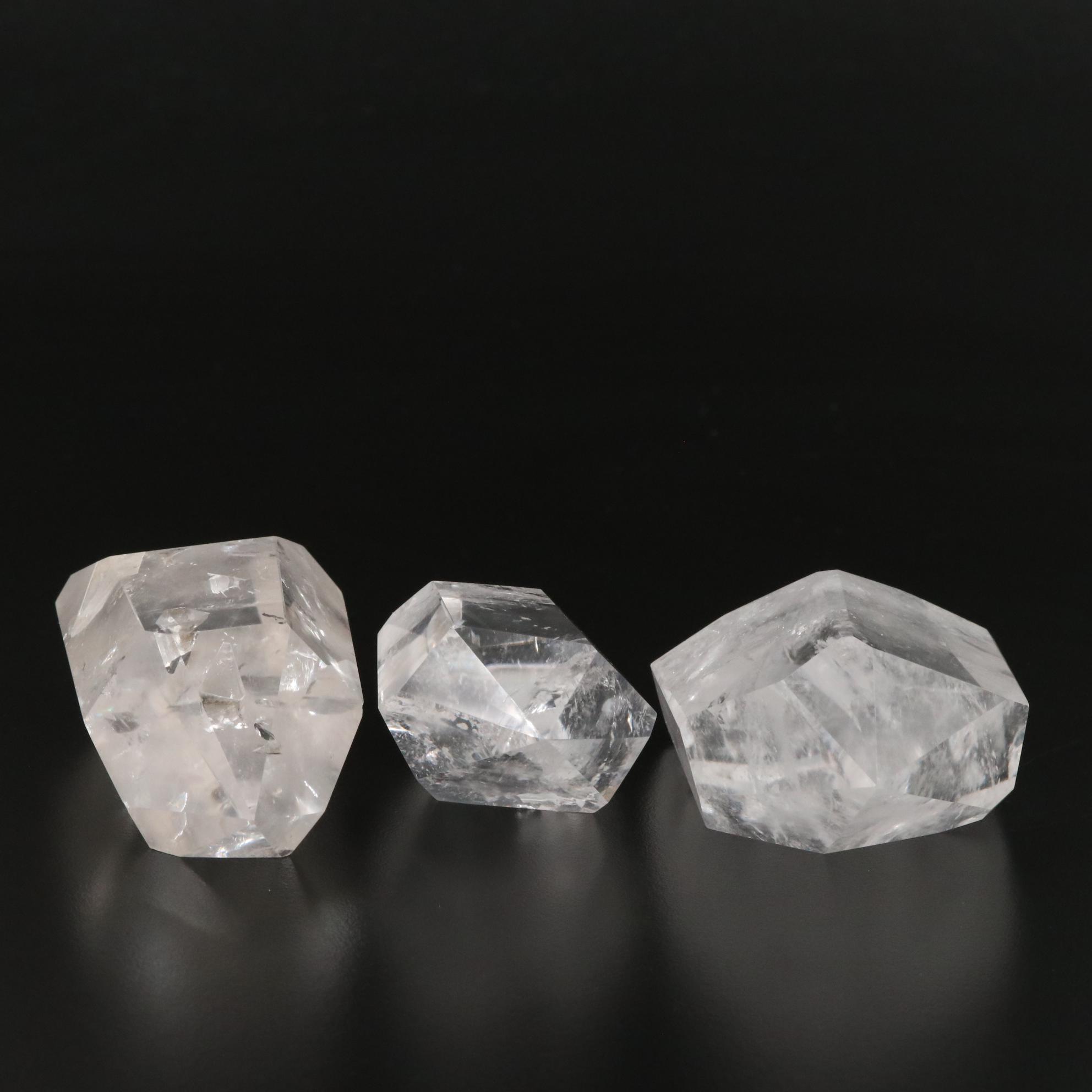 Rock Crystal Quartz Specimens