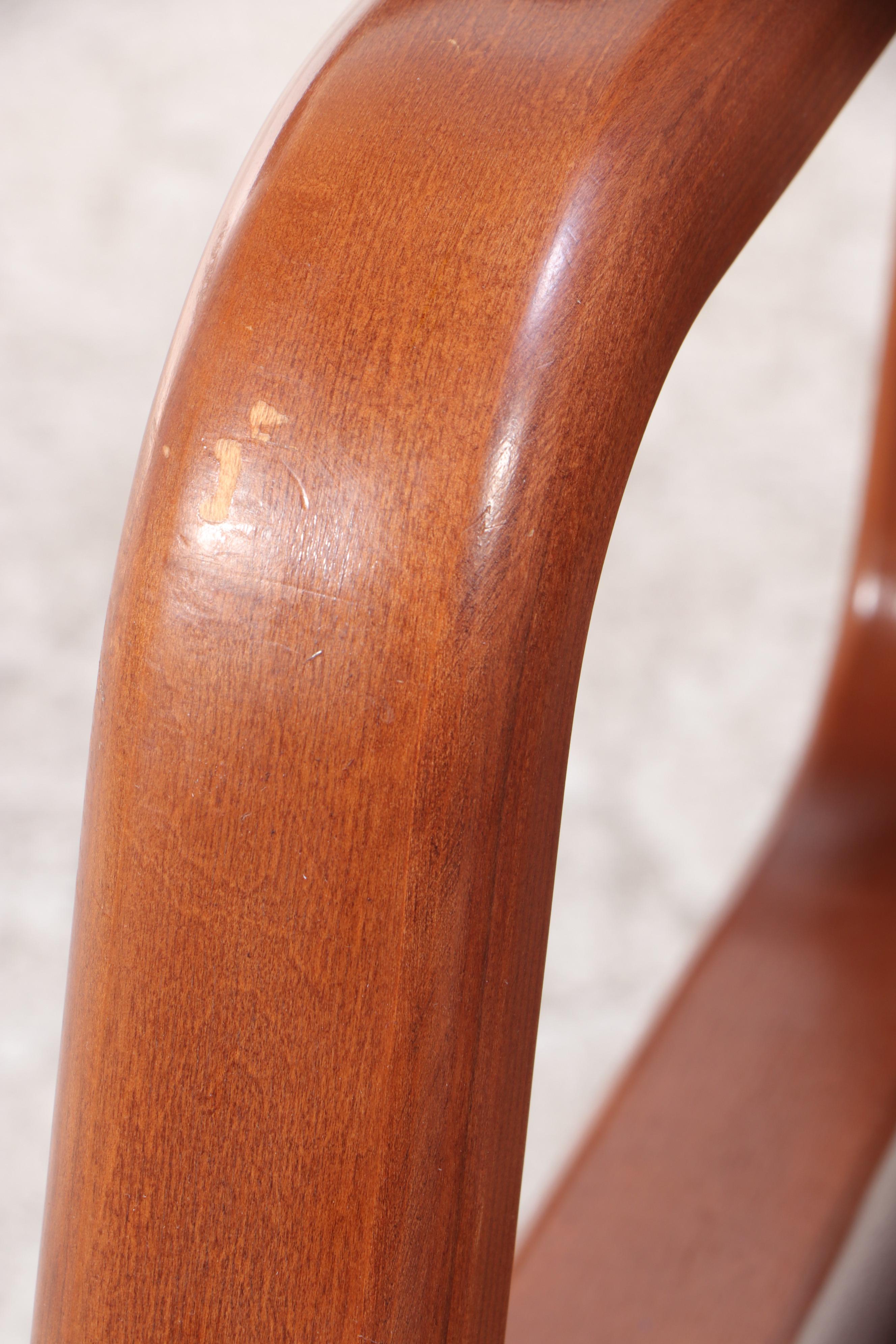 Mahogany-Stained Executive Desk with Global Upholstery Adjustable Chair