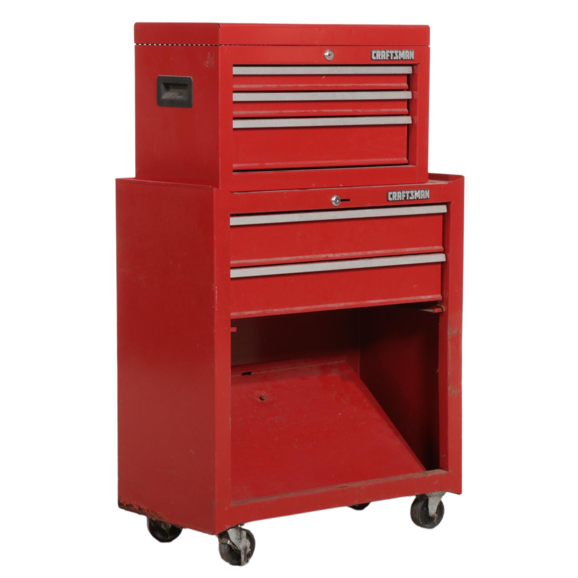 Craftsman Rolling Tool Chest on Chest, Late 20th Century