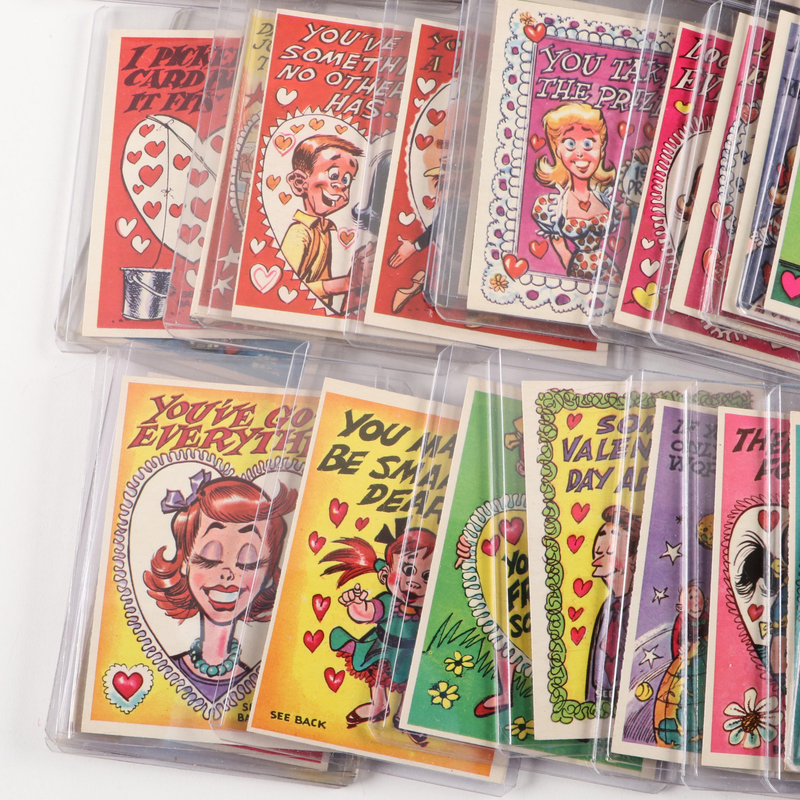 1959 Topps Funny Valentines Cards Complete Set