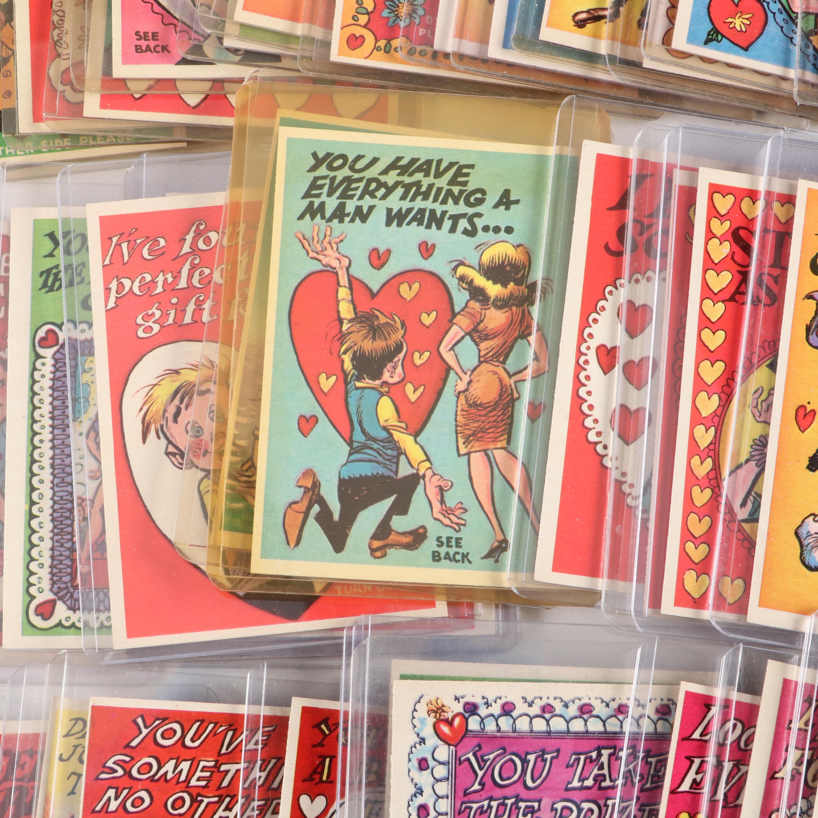 1959 Topps Funny Valentines Cards Complete Set