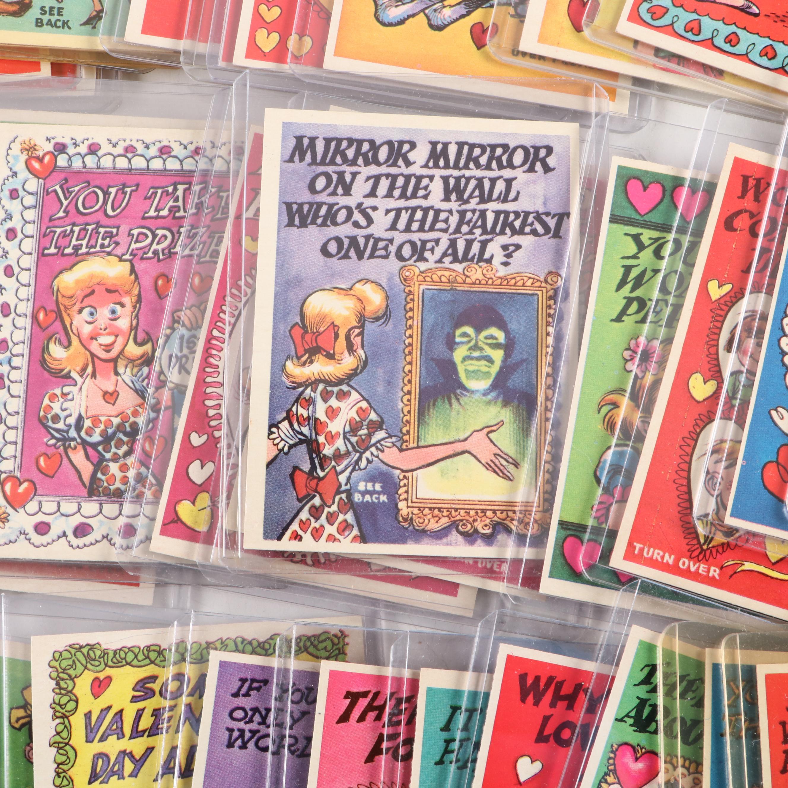 1959 Topps Funny Valentines Cards Complete Set