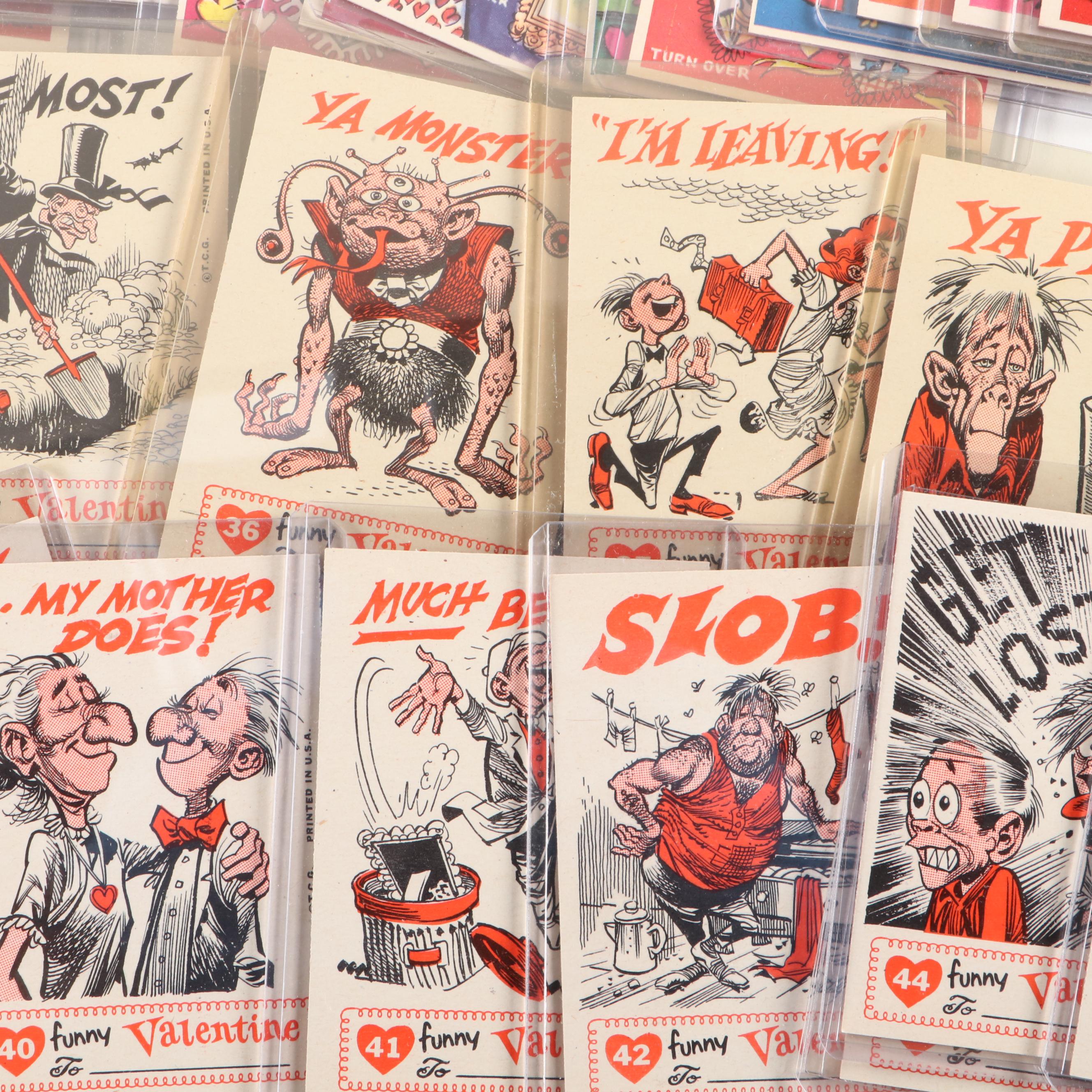1959 Topps Funny Valentines Cards Complete Set