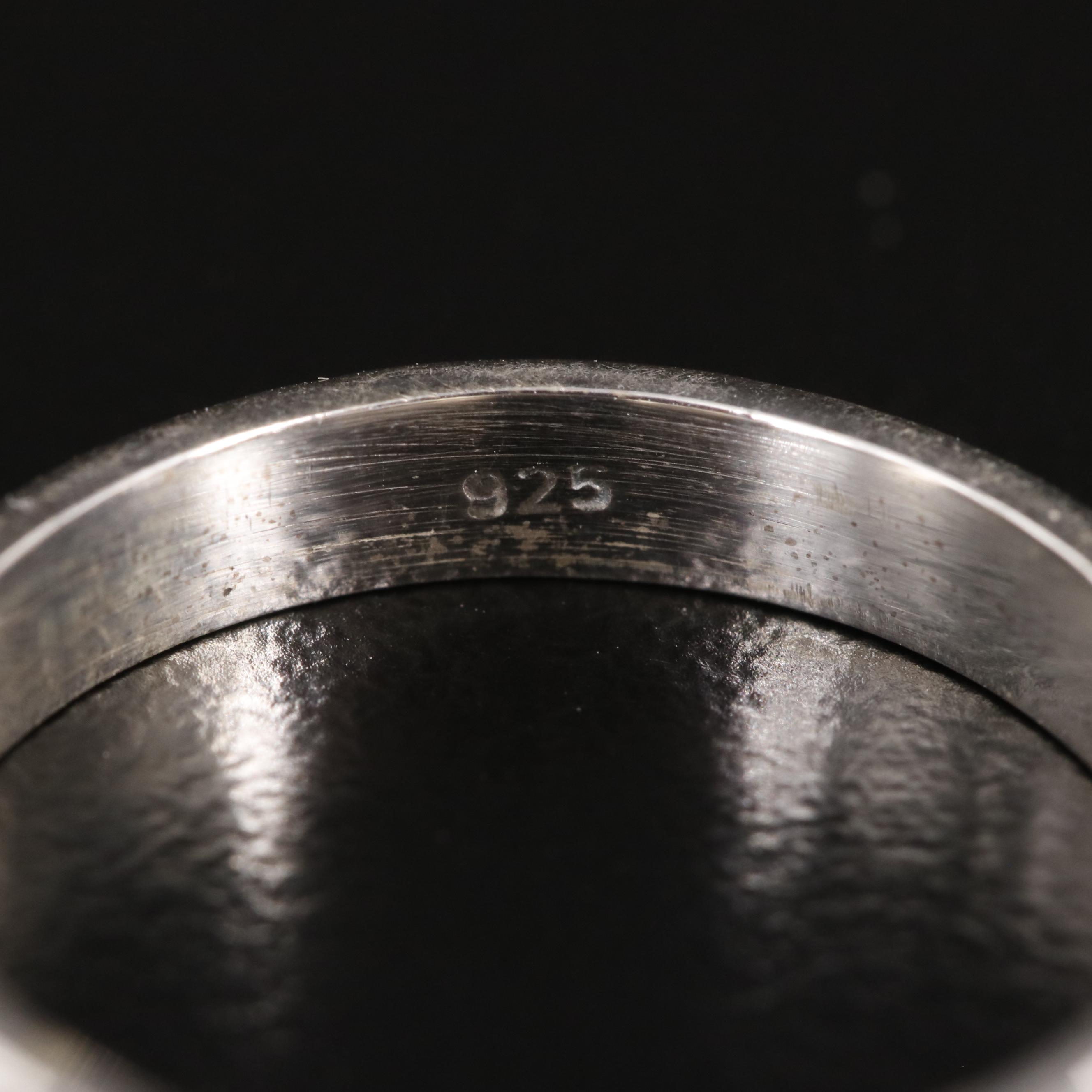 Sterling Textured Band