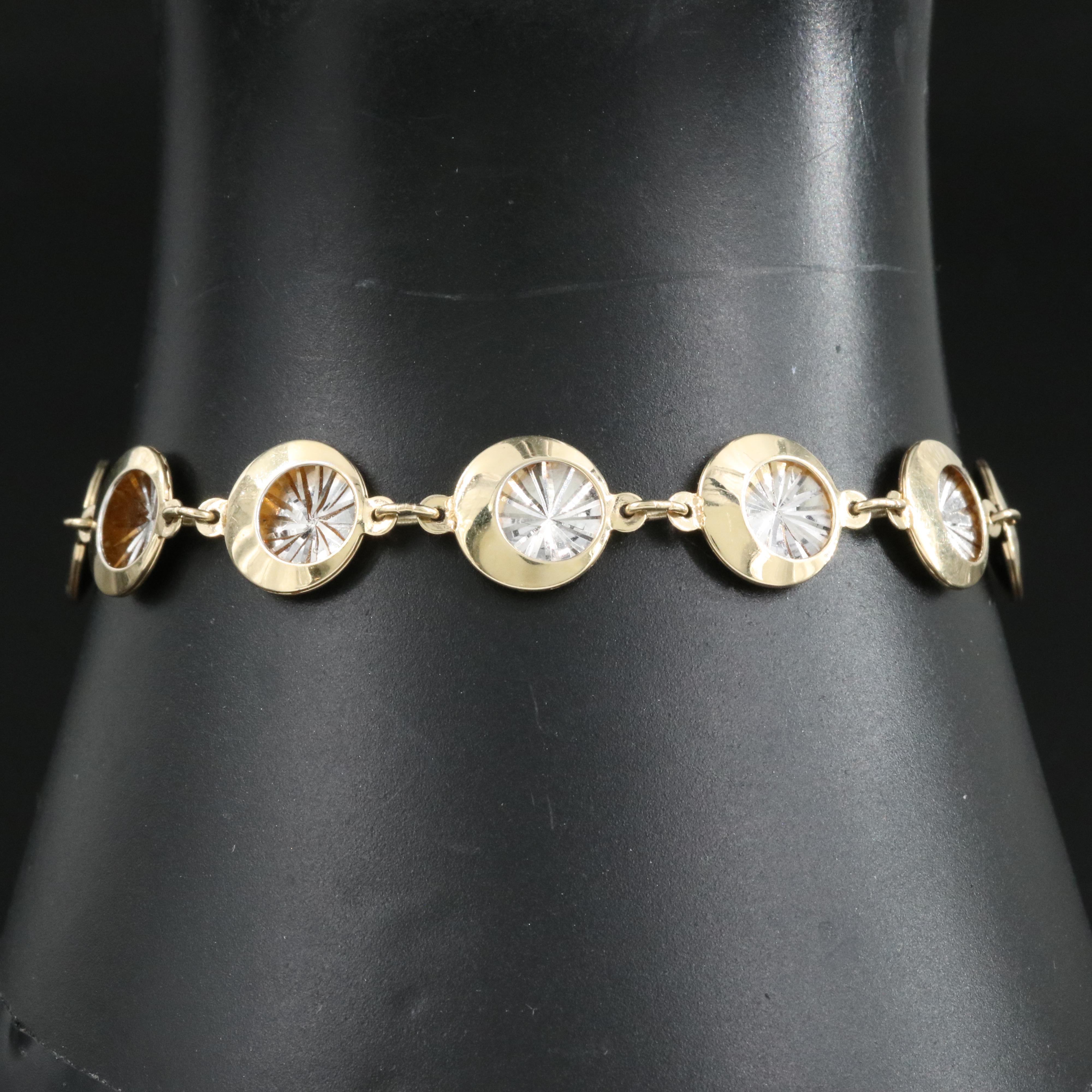 14K Starburst Bracelet