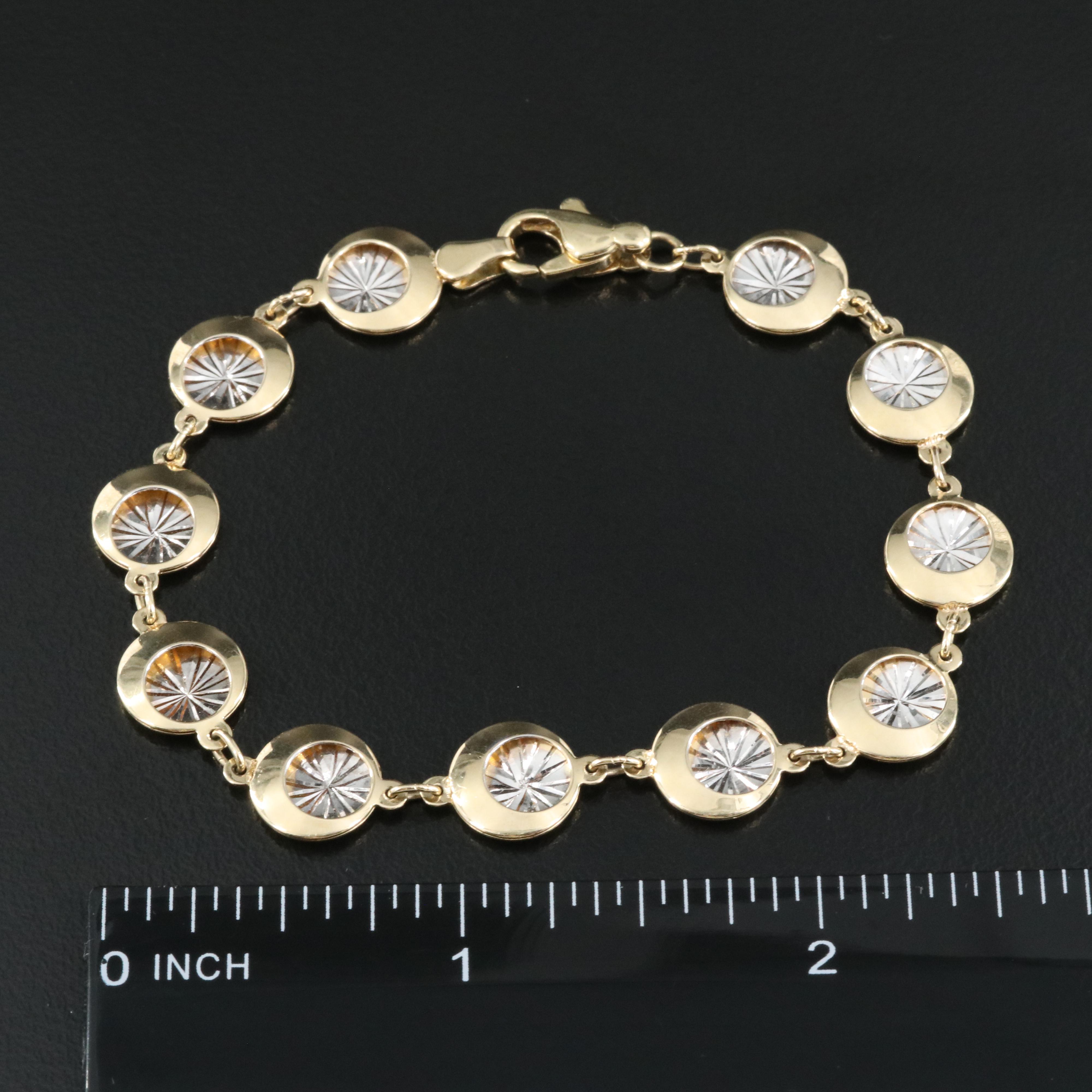 14K Starburst Bracelet