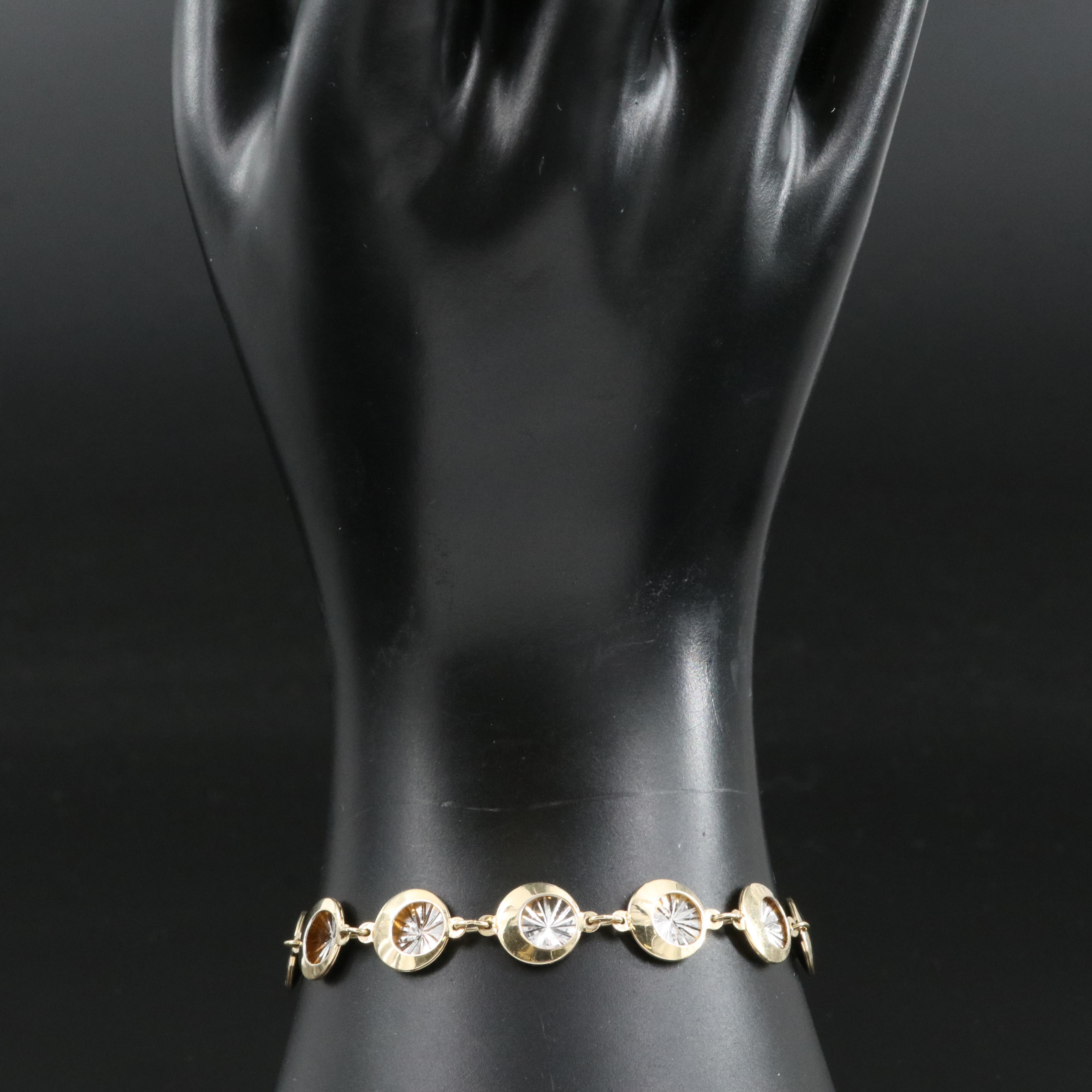 14K Starburst Bracelet