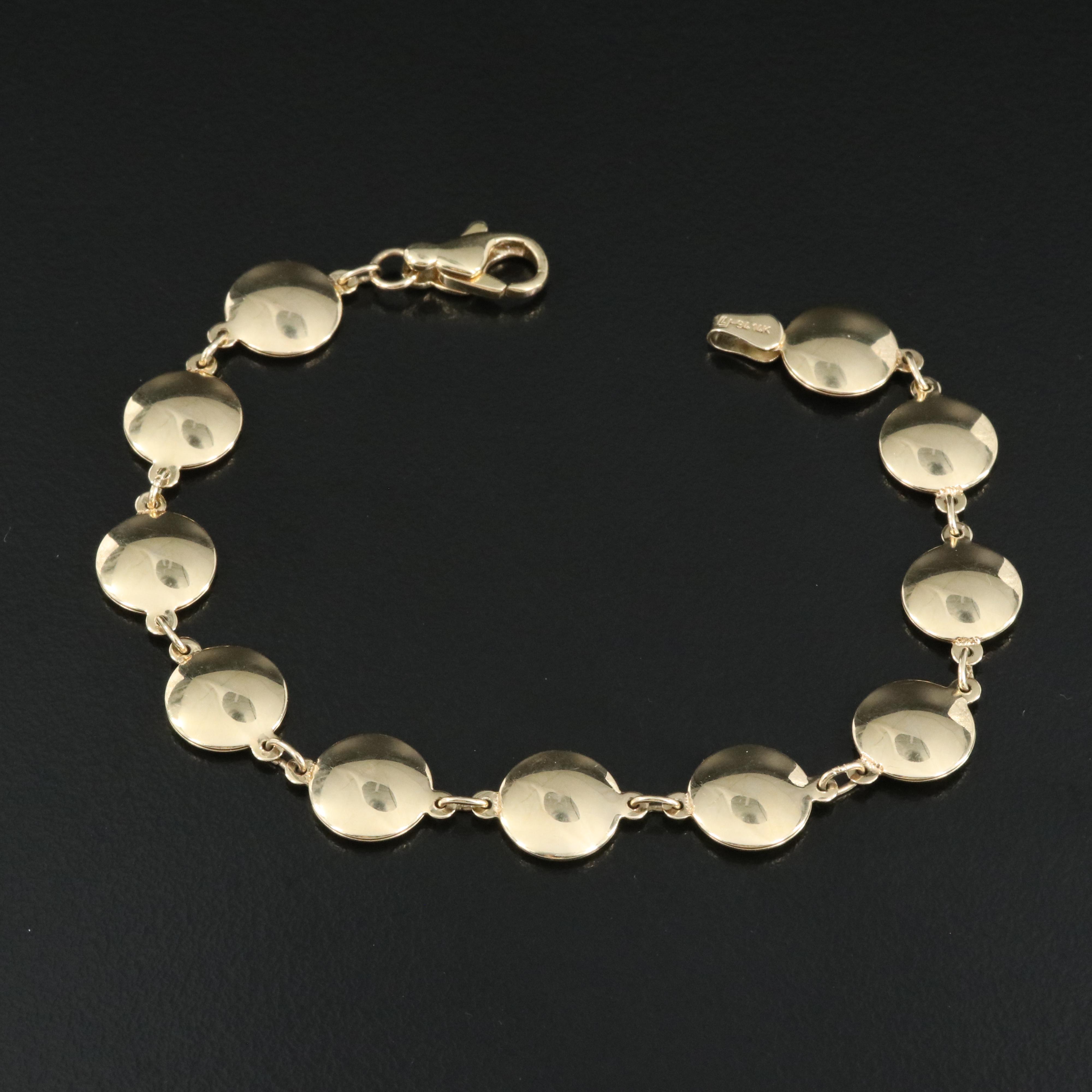 14K Starburst Bracelet