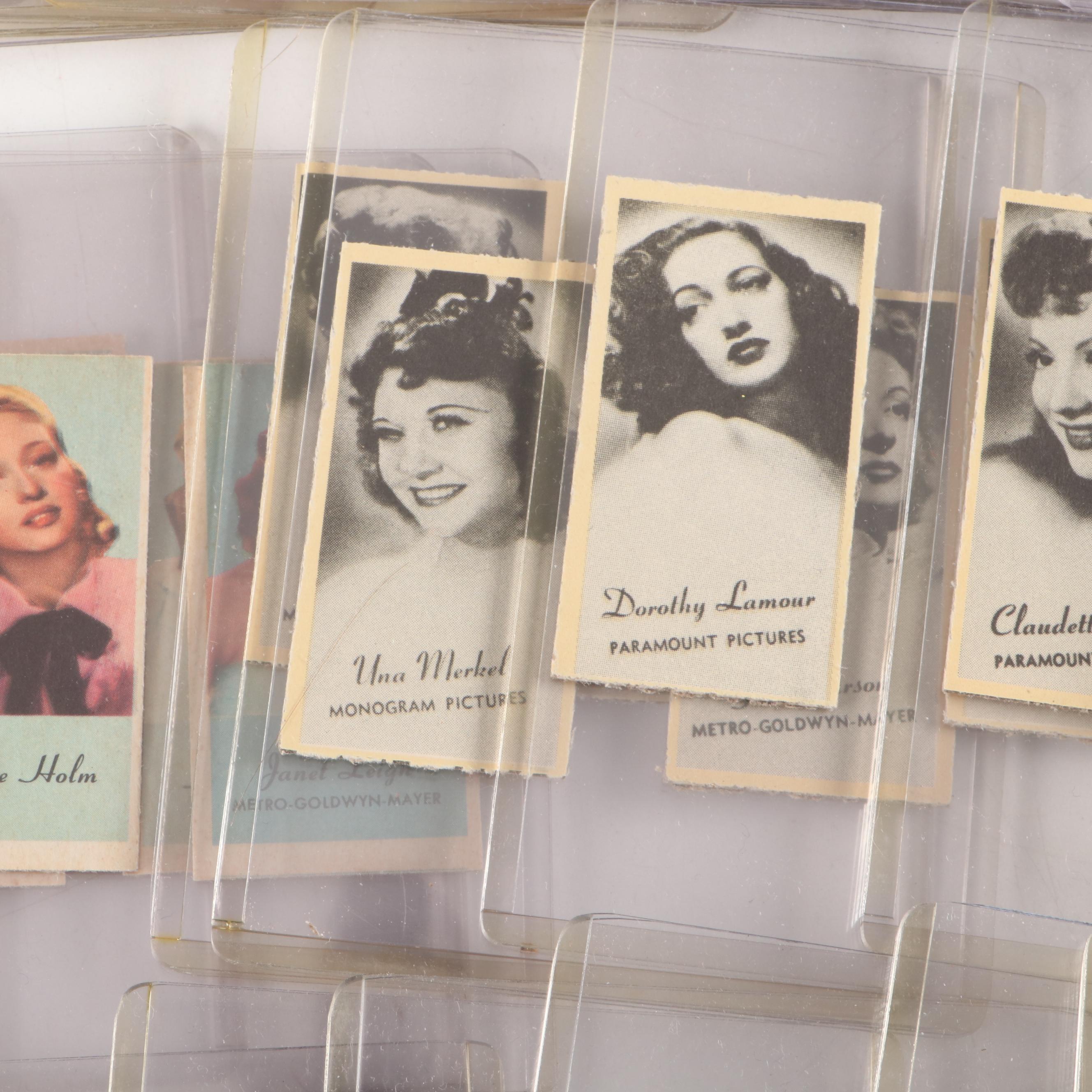 1947–1950 Peerless Scales Hollywood Cards with Lucille Ball and More