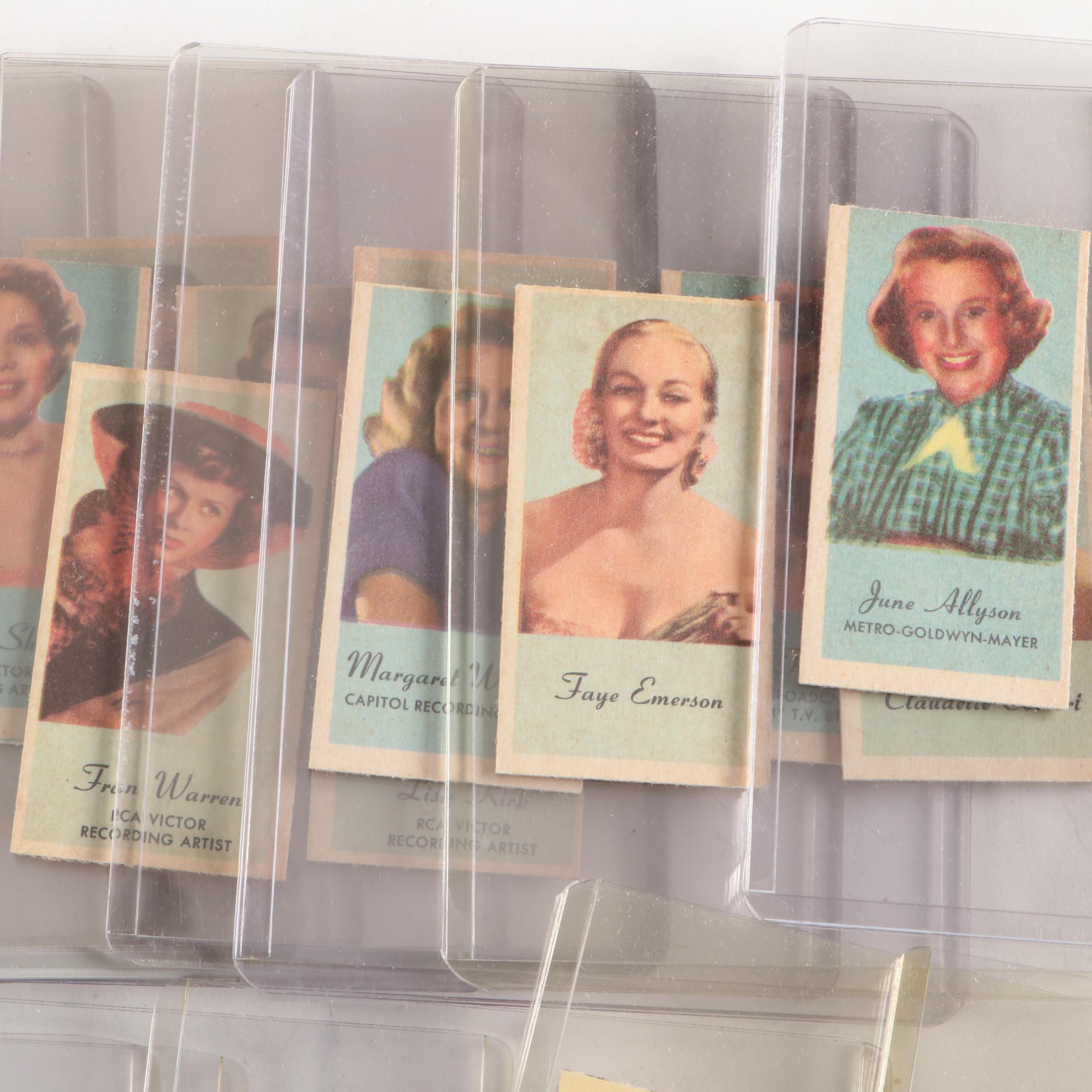 1947–1950 Peerless Scales Hollywood Cards with Lucille Ball and More