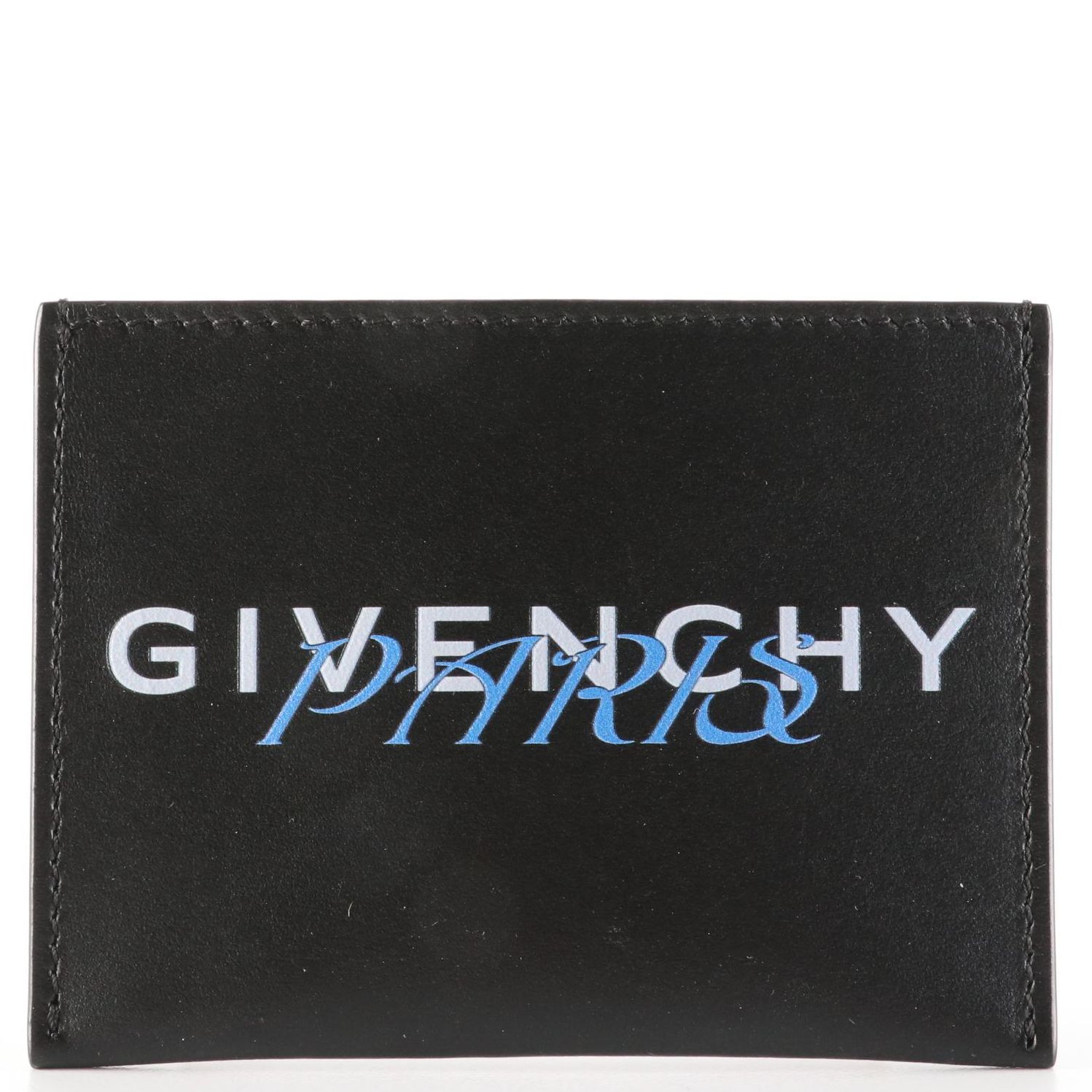 Givenchy Card Holder in Black Calf Leather with Box