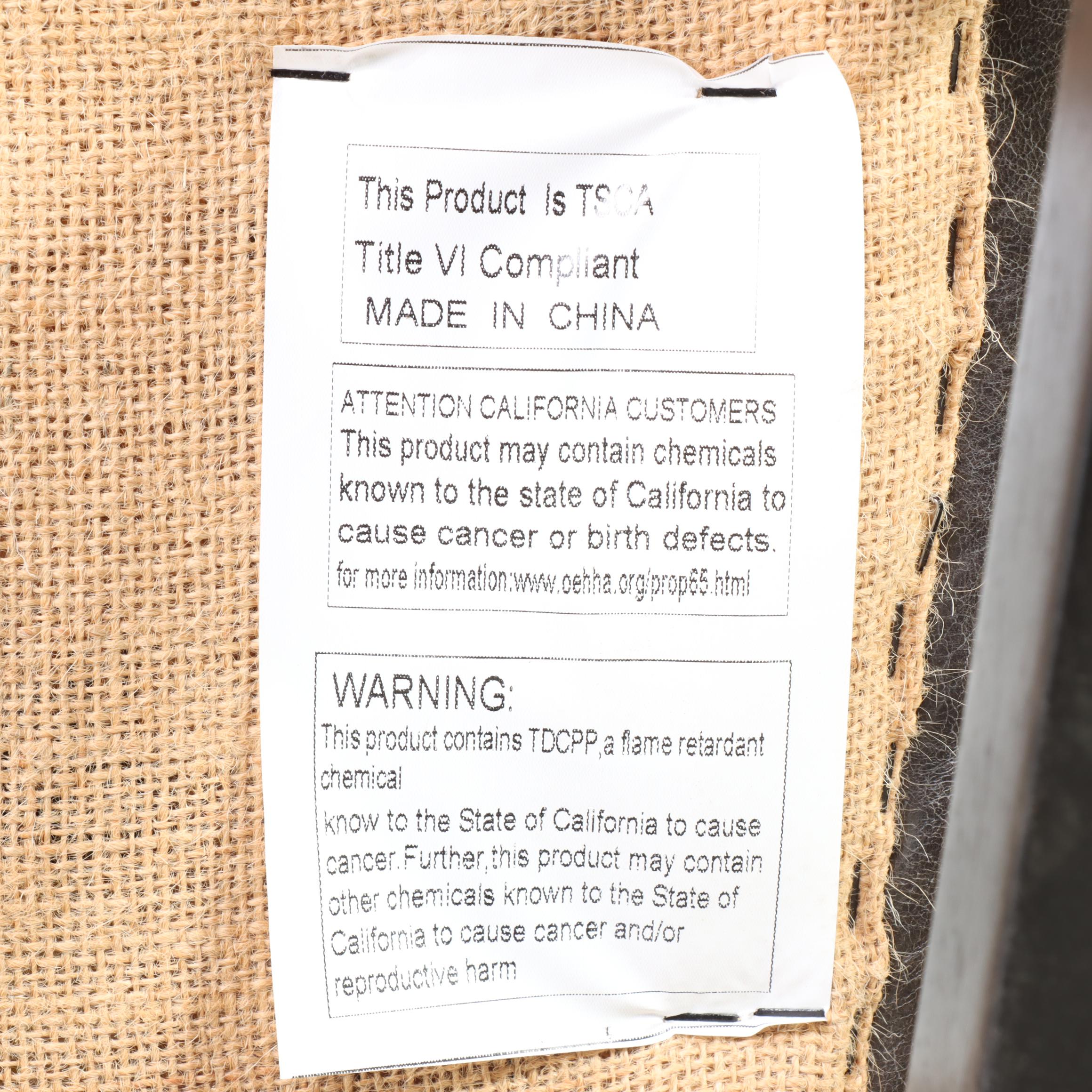 Federal Style Ebonized Wood and Black Leather Wingback Armchair with Nailheads