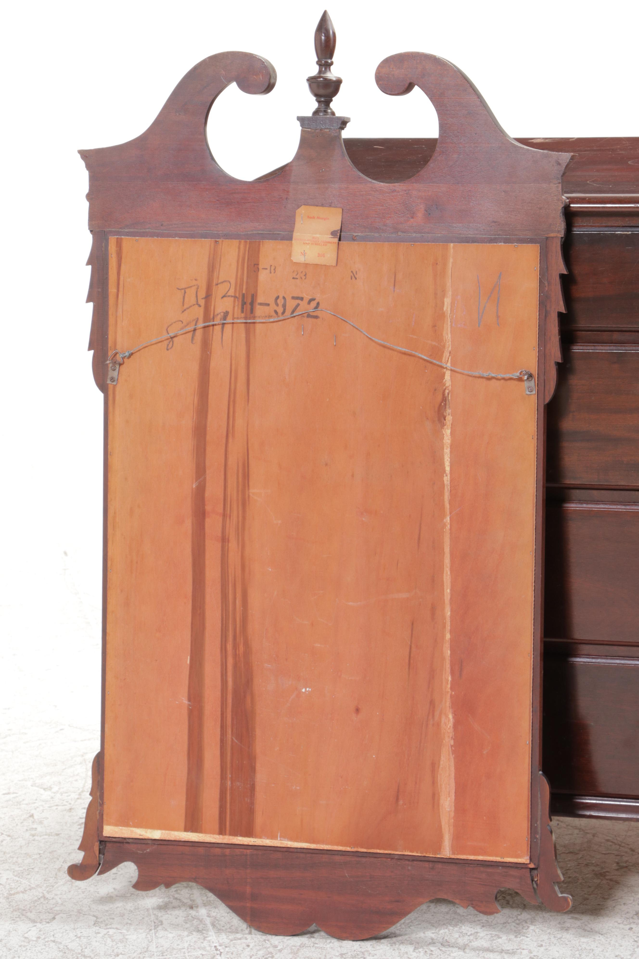 Hungerford of Memphis Colonial Style Mahogany Five-Drawer Dresser