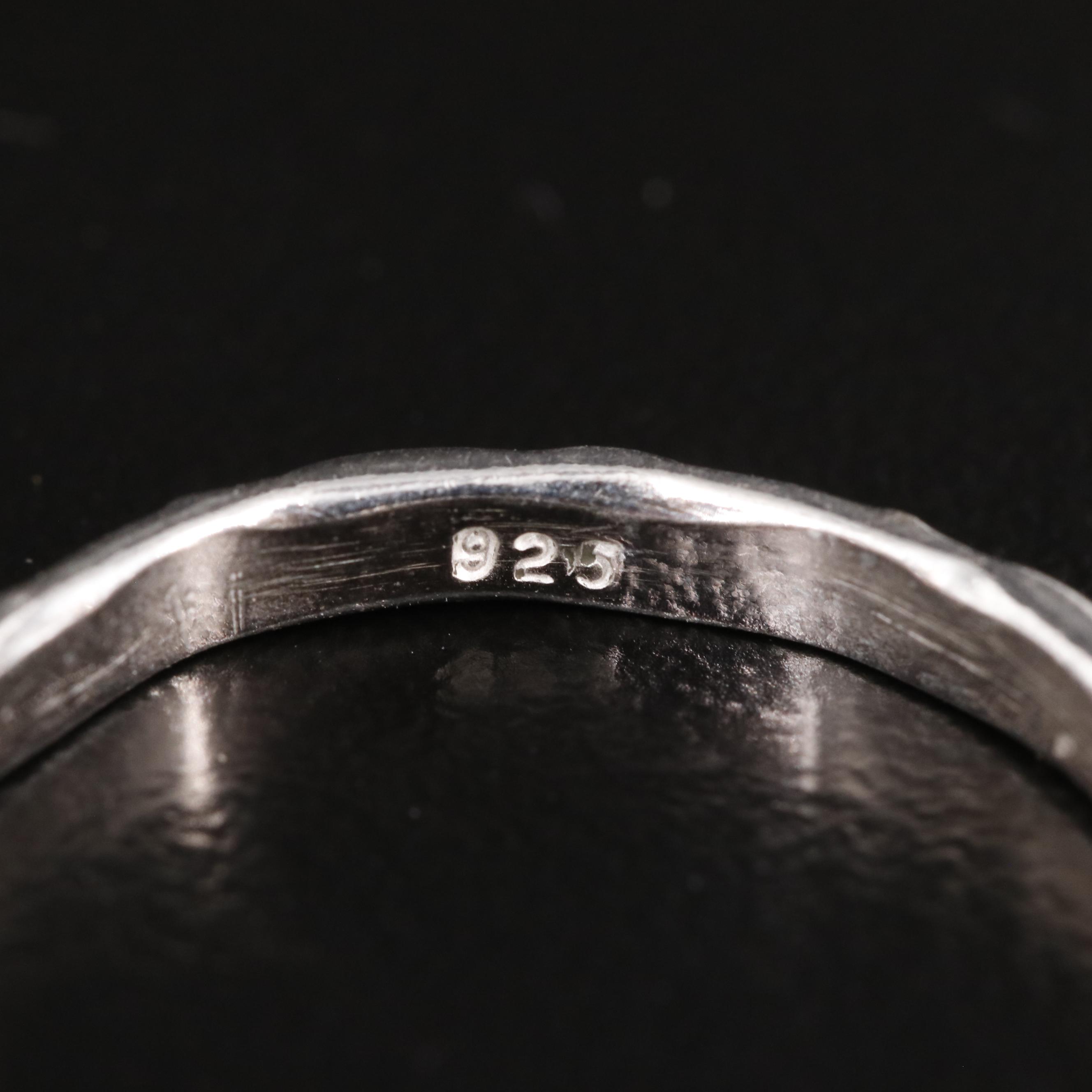 Sterling Textured Band