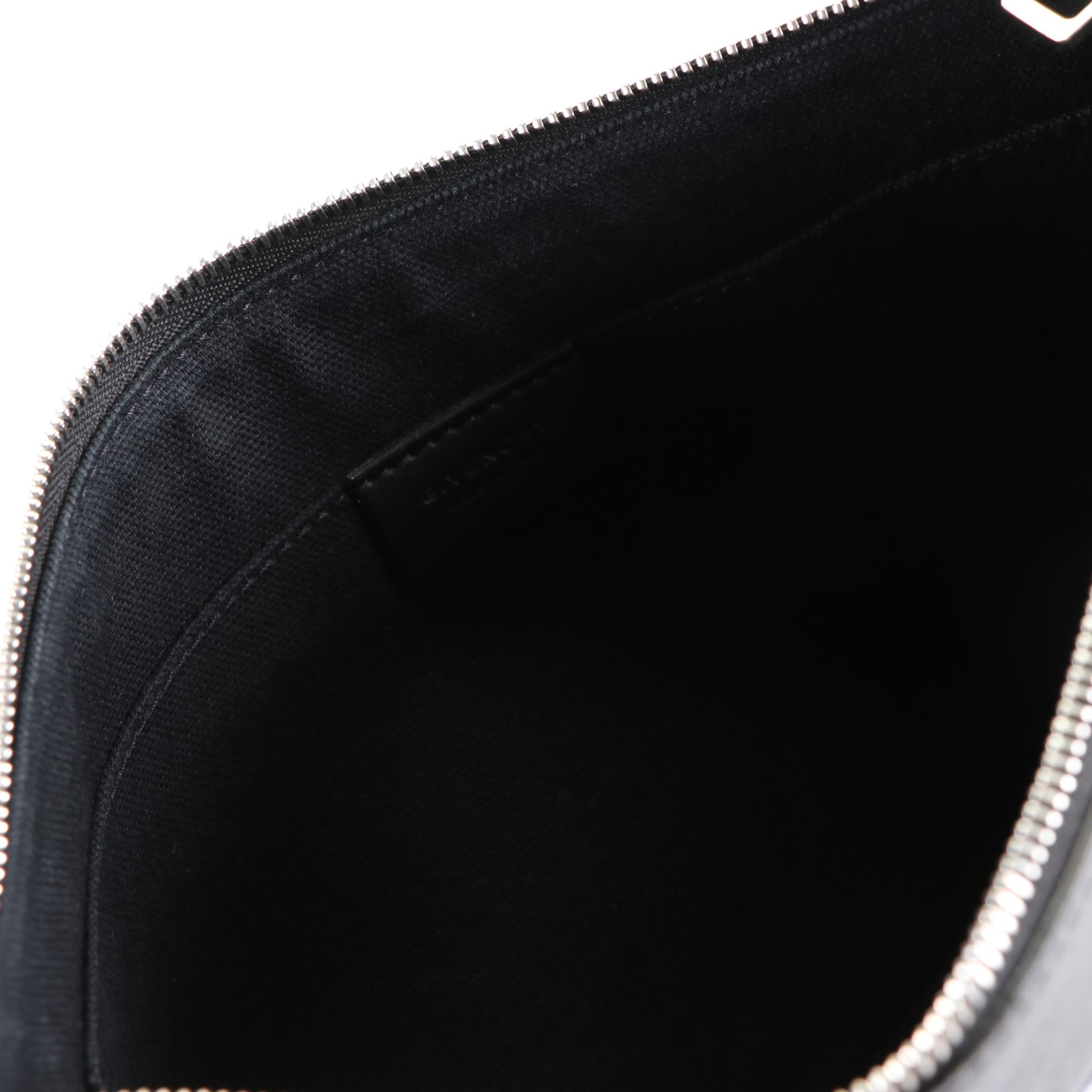 Givenchy Logo Print Flat Zipper Pouch with Dust Bag and Box