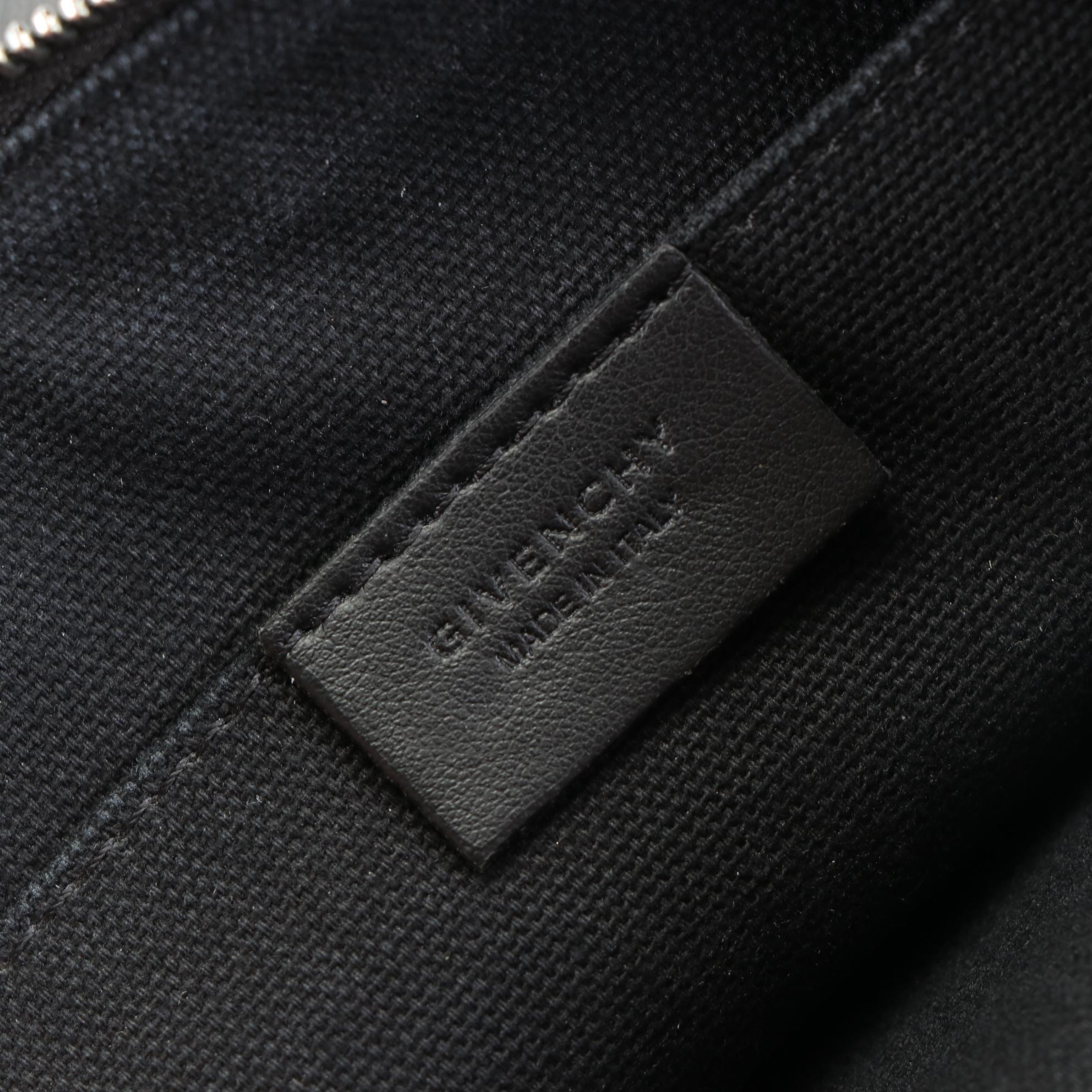 Givenchy Logo Print Flat Zipper Pouch with Dust Bag and Box