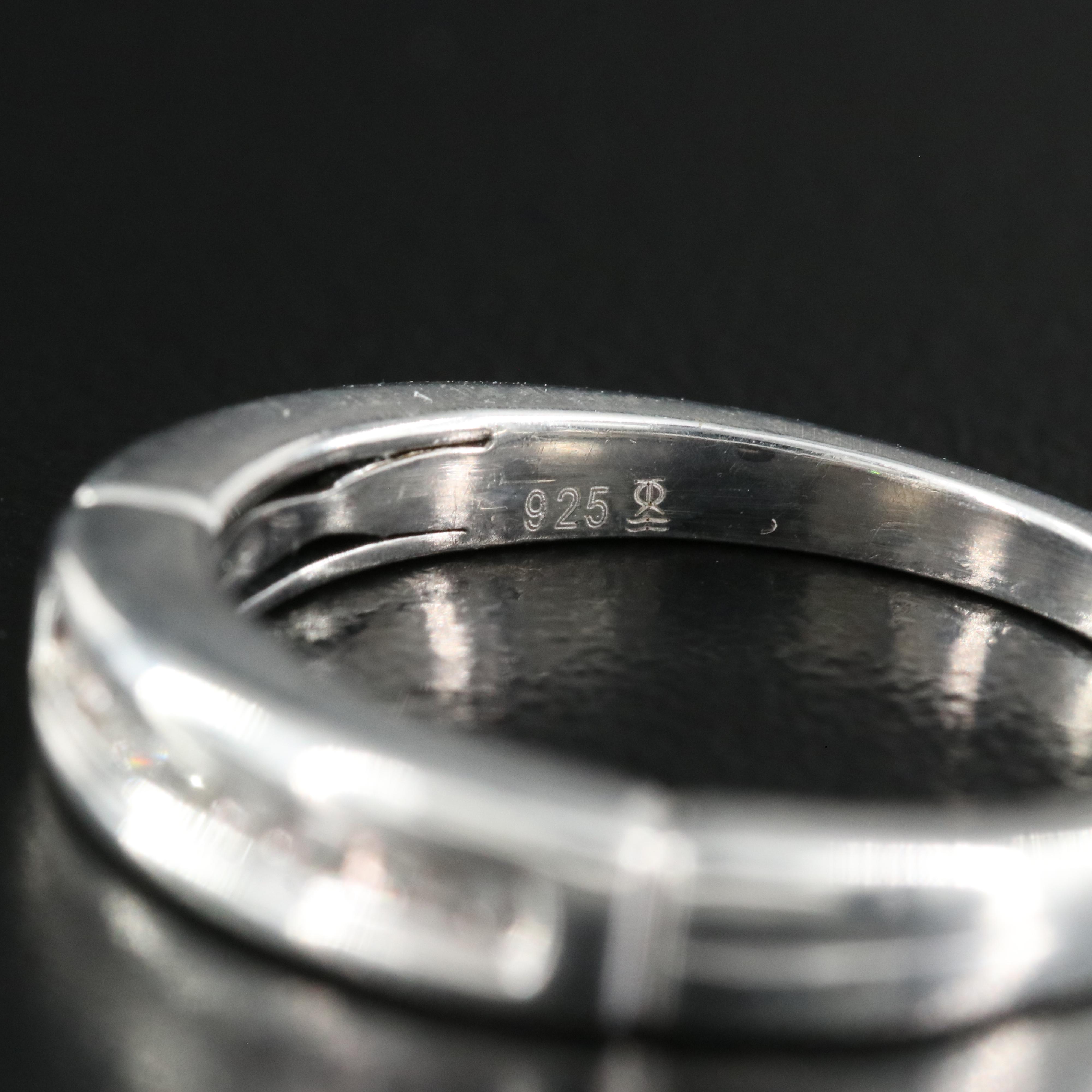 Sterling Diamond Ring and Band