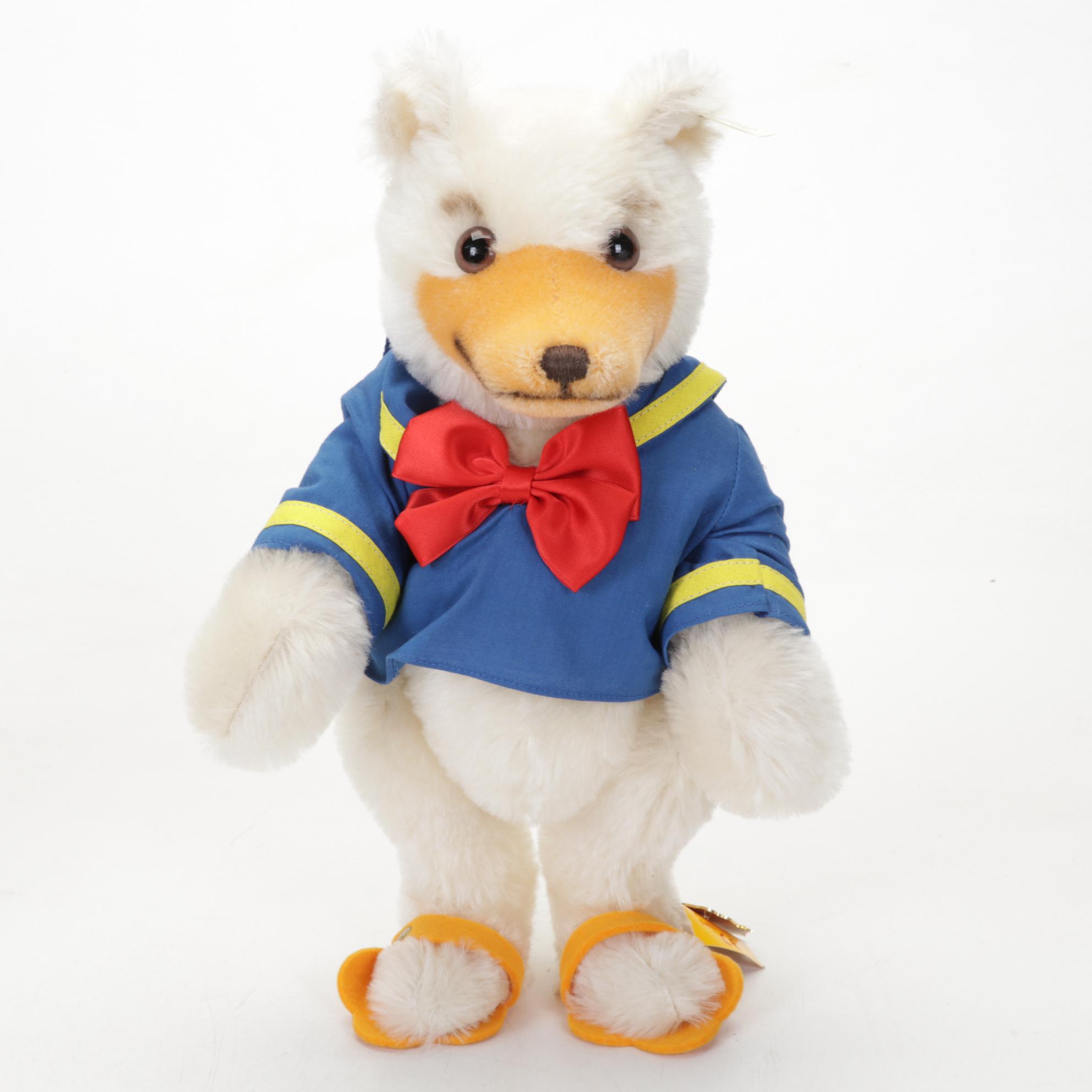 Steiff "Teddy Donald" and Bunny Rabbit Stuffed Animals