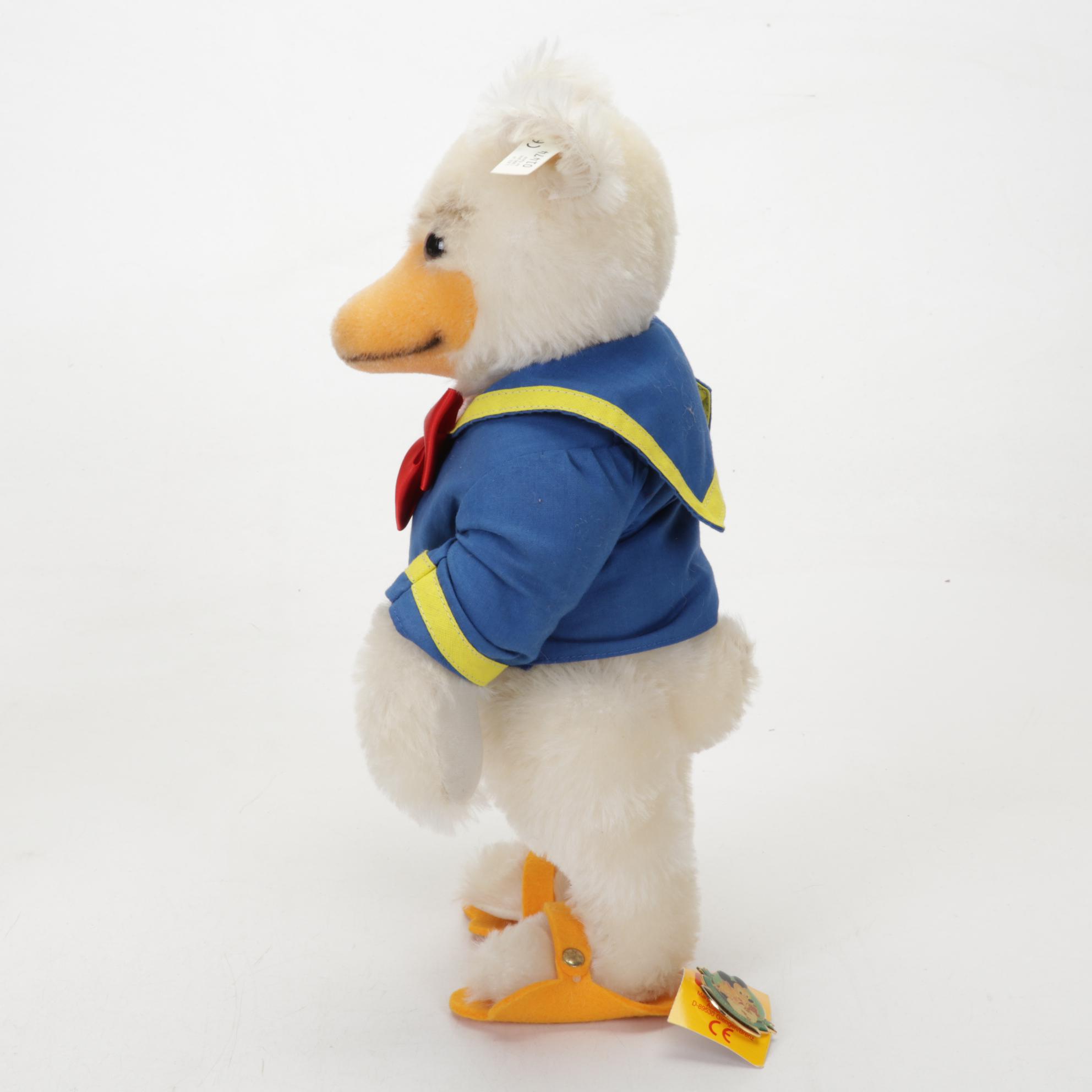 Steiff "Teddy Donald" and Bunny Rabbit Stuffed Animals