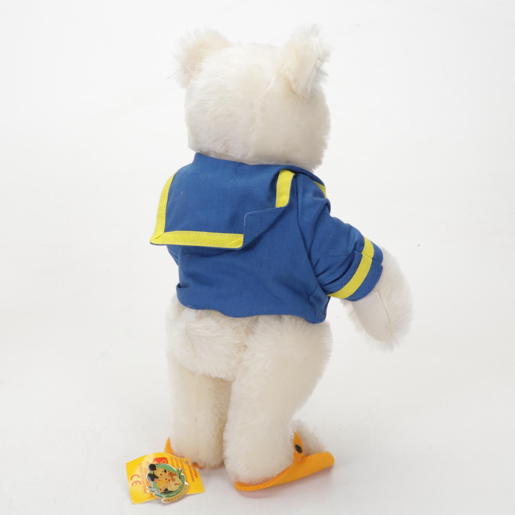 Steiff "Teddy Donald" and Bunny Rabbit Stuffed Animals