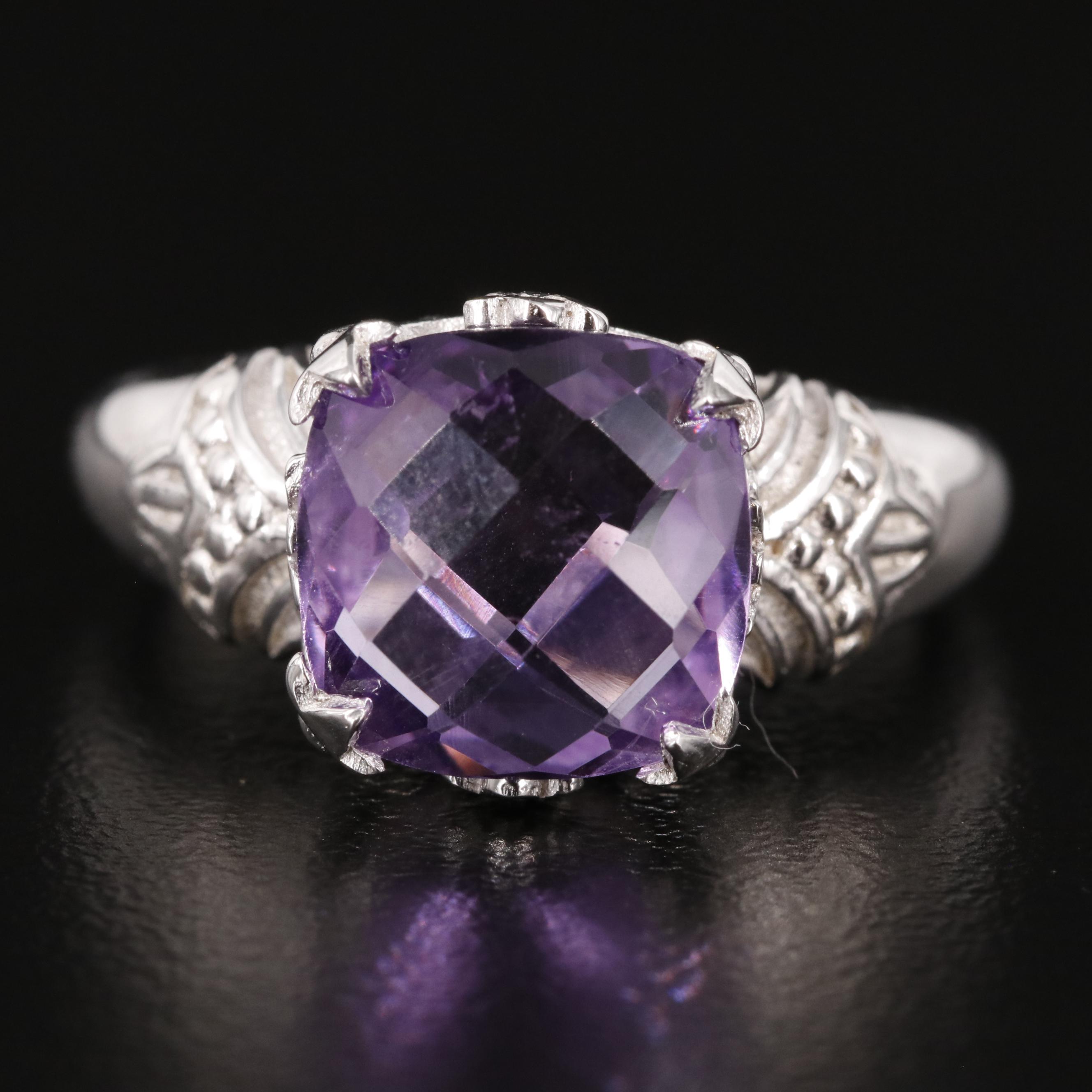 Sterling Amethyst Ring