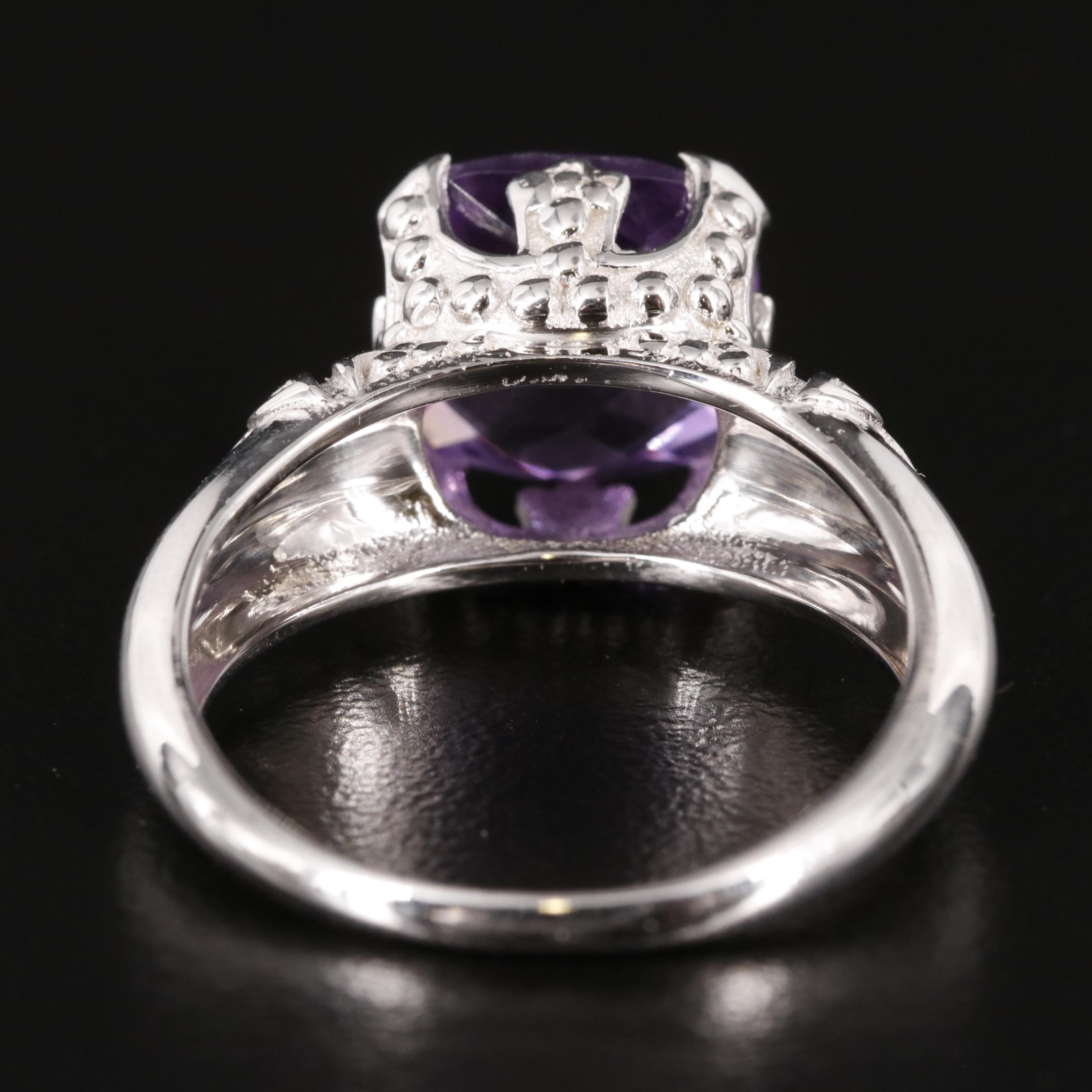 Sterling Amethyst Ring