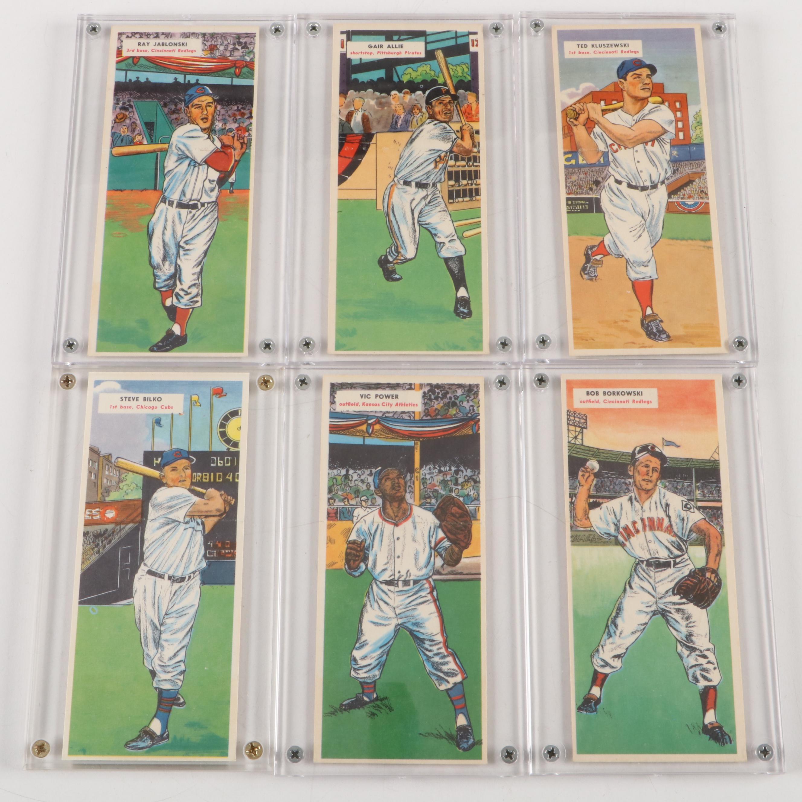 1955 Topps Doubleheaders Baseball Cards with Al Kaline, Bob Turley and More
