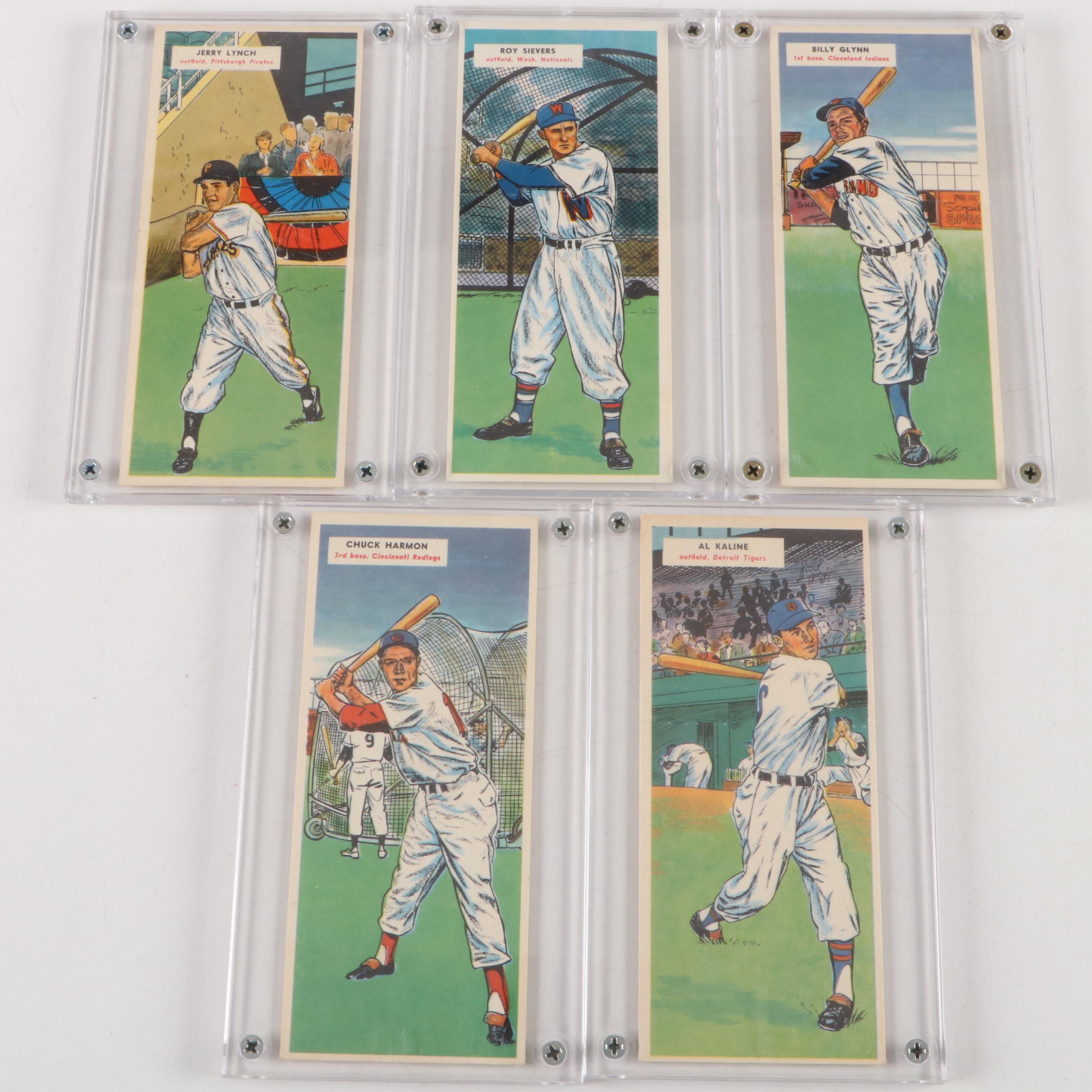 1955 Topps Doubleheaders Baseball Cards with Al Kaline, Bob Turley and More