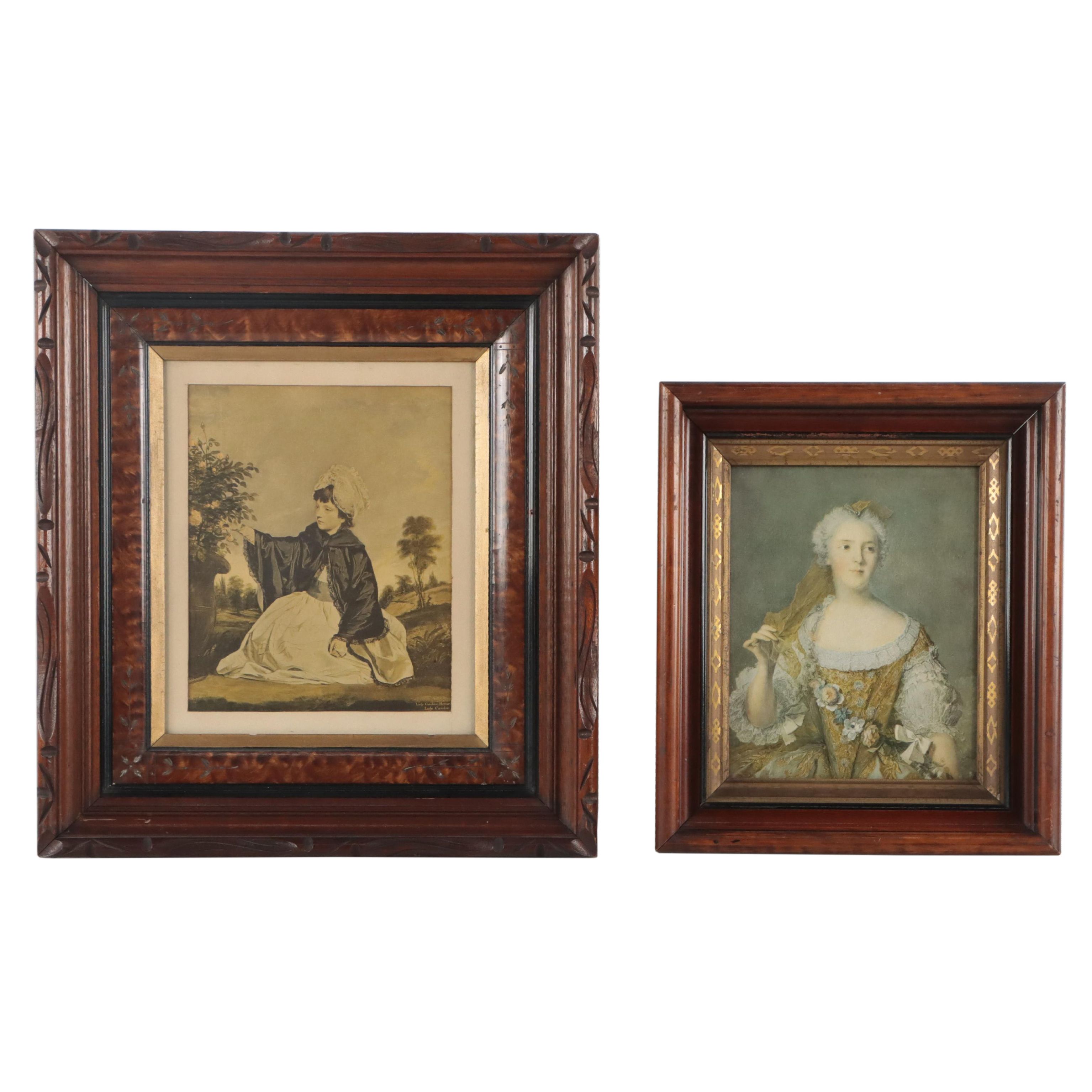 Halftones of Women's Portraits Including After Joshua Reynolds