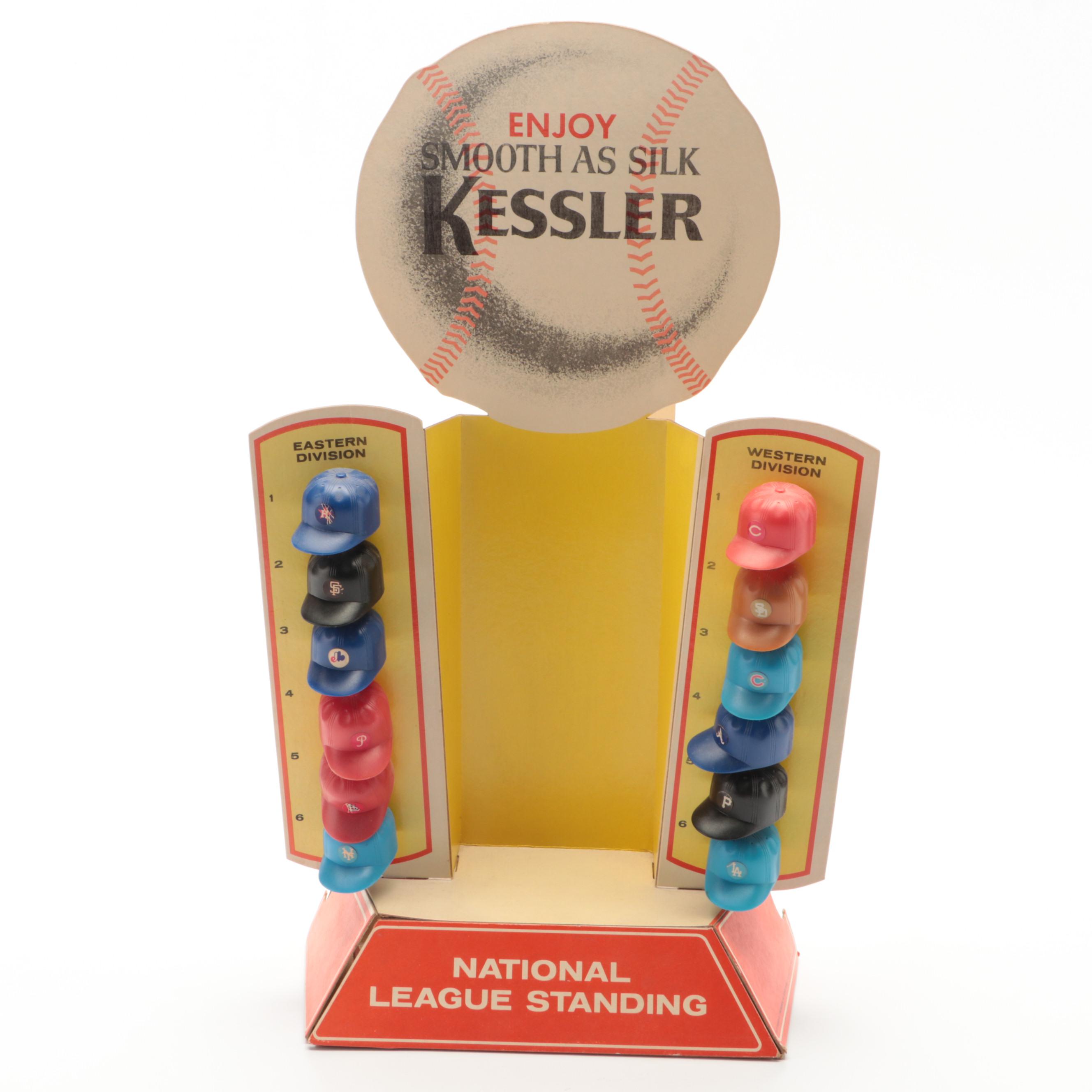 1960s Kessler National League MLB Baseball Store Display