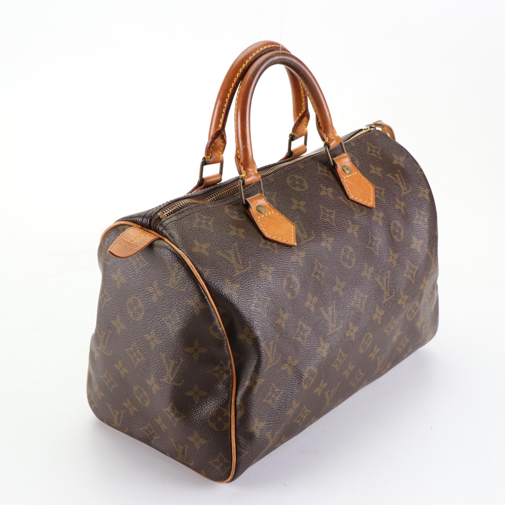 Louis Vuitton Speedy 30 in Monogram Canvas and Vachetta Leather