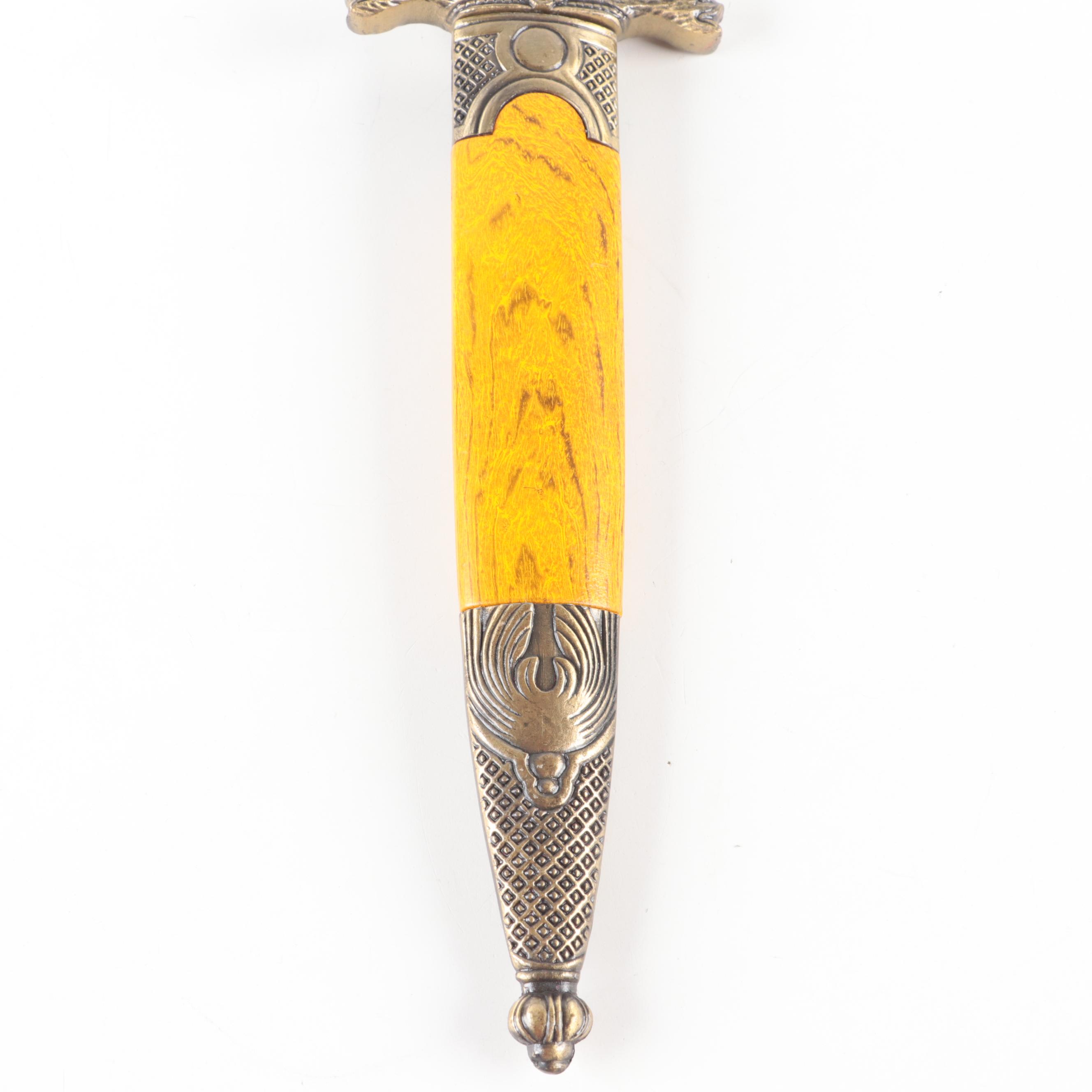 Stainless Steel Cheetah Flamberge Dagger