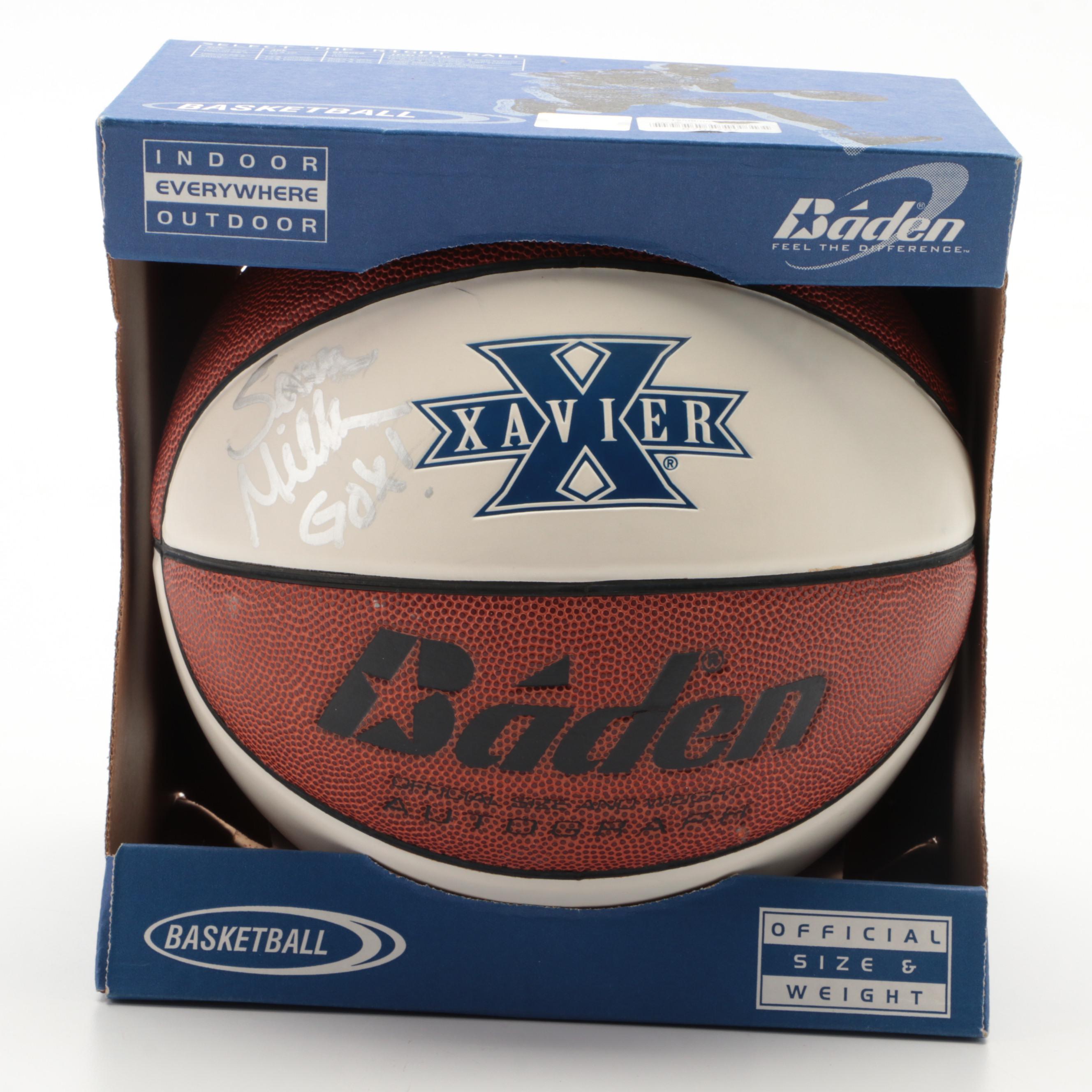 Sean Miller Signed Xavier University Baden Basketball