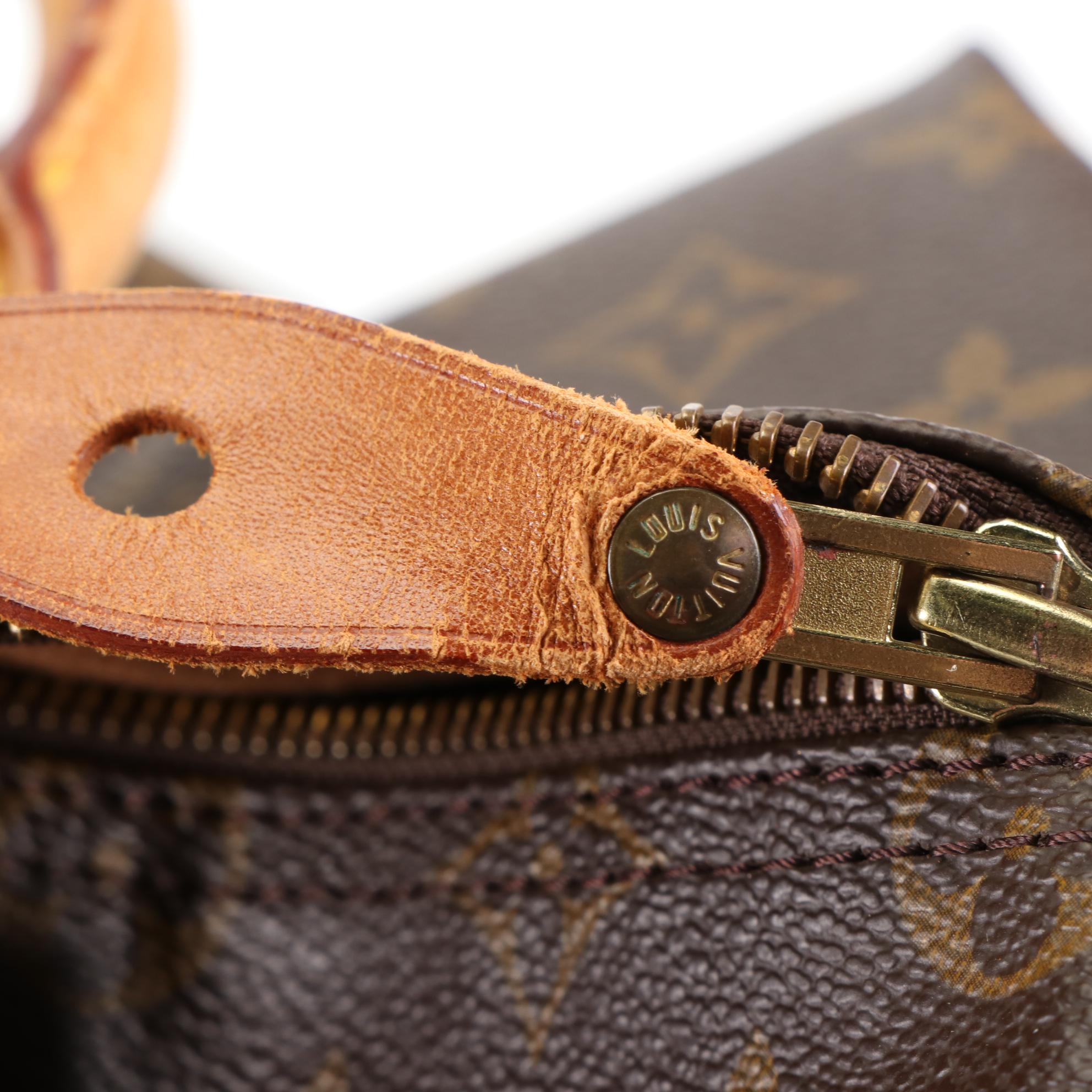 Louis Vuitton Speedy 35 in Monogram Canvas and Vachetta Leather