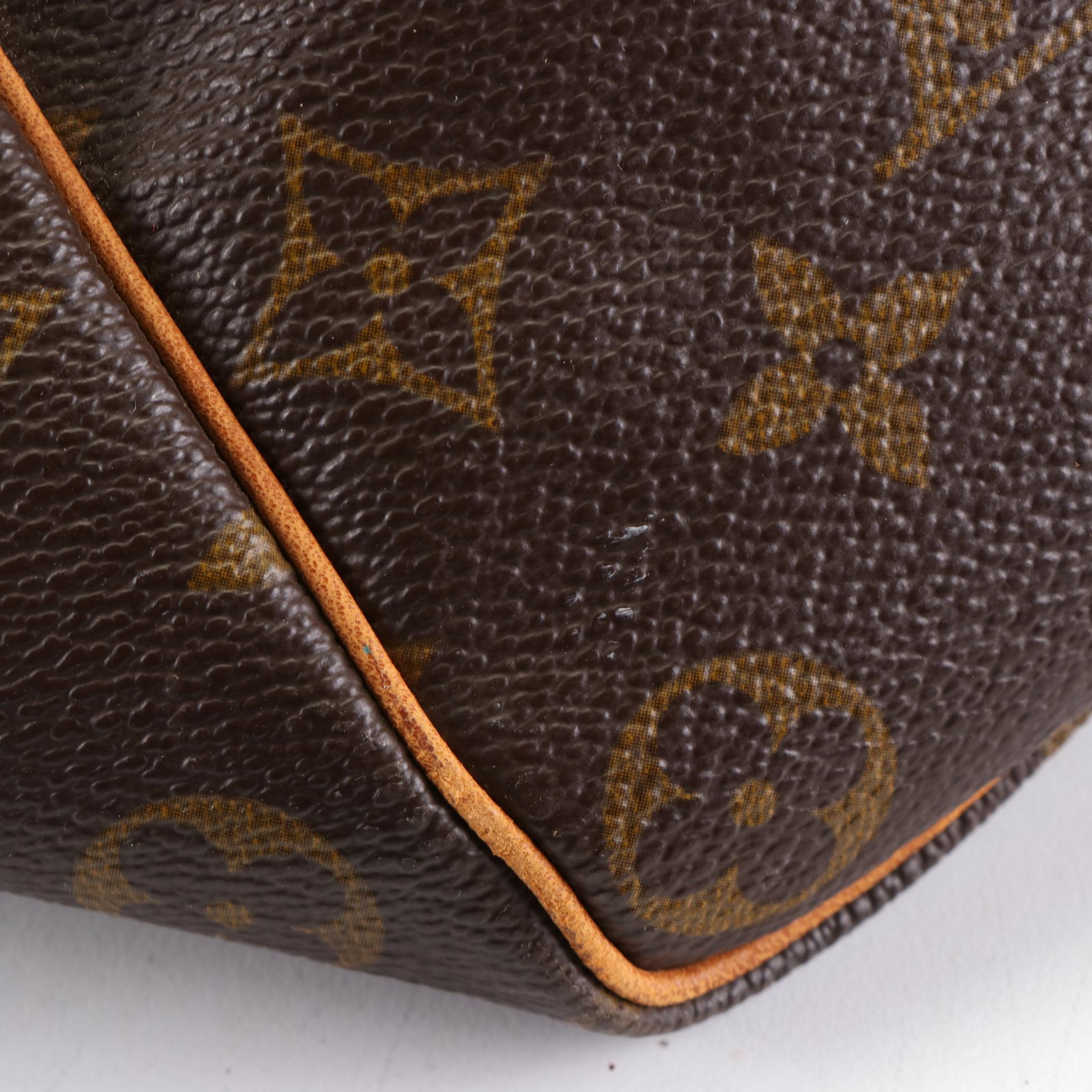Louis Vuitton Speedy 35 in Monogram Canvas and Vachetta Leather
