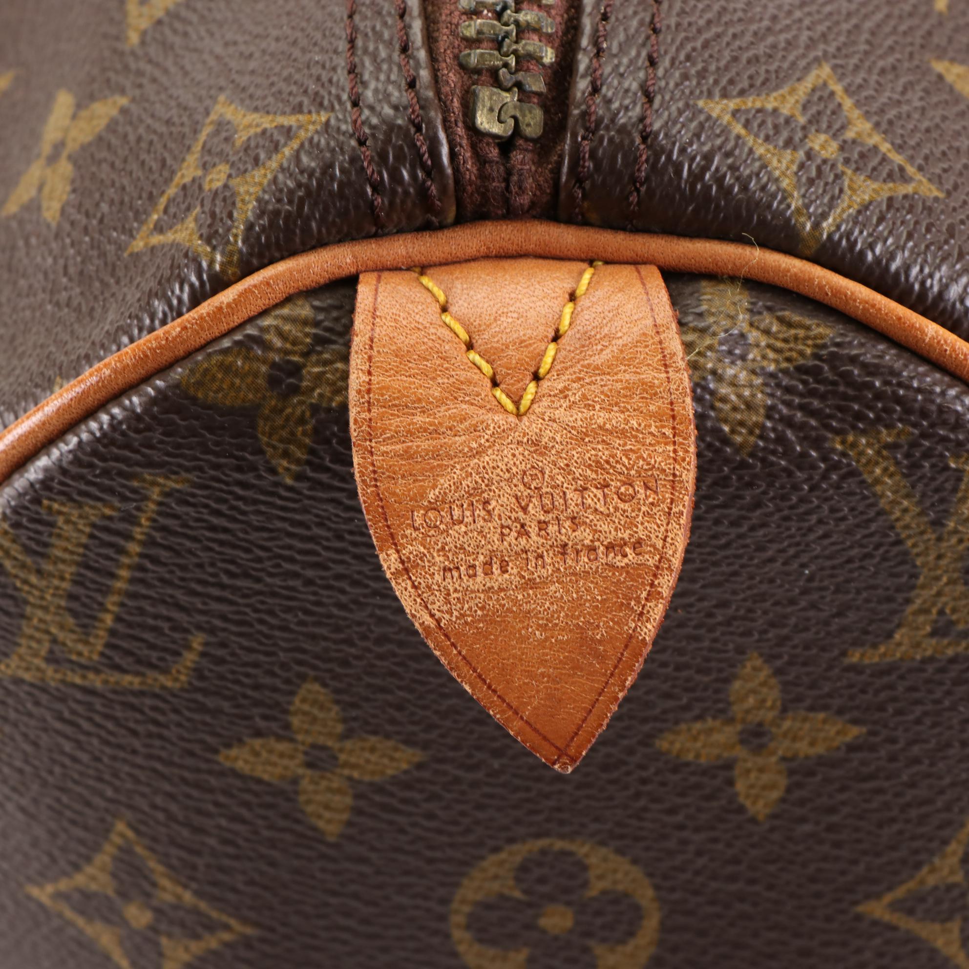 Louis Vuitton Speedy 40 in Monogram Canvas and Vachetta Leather