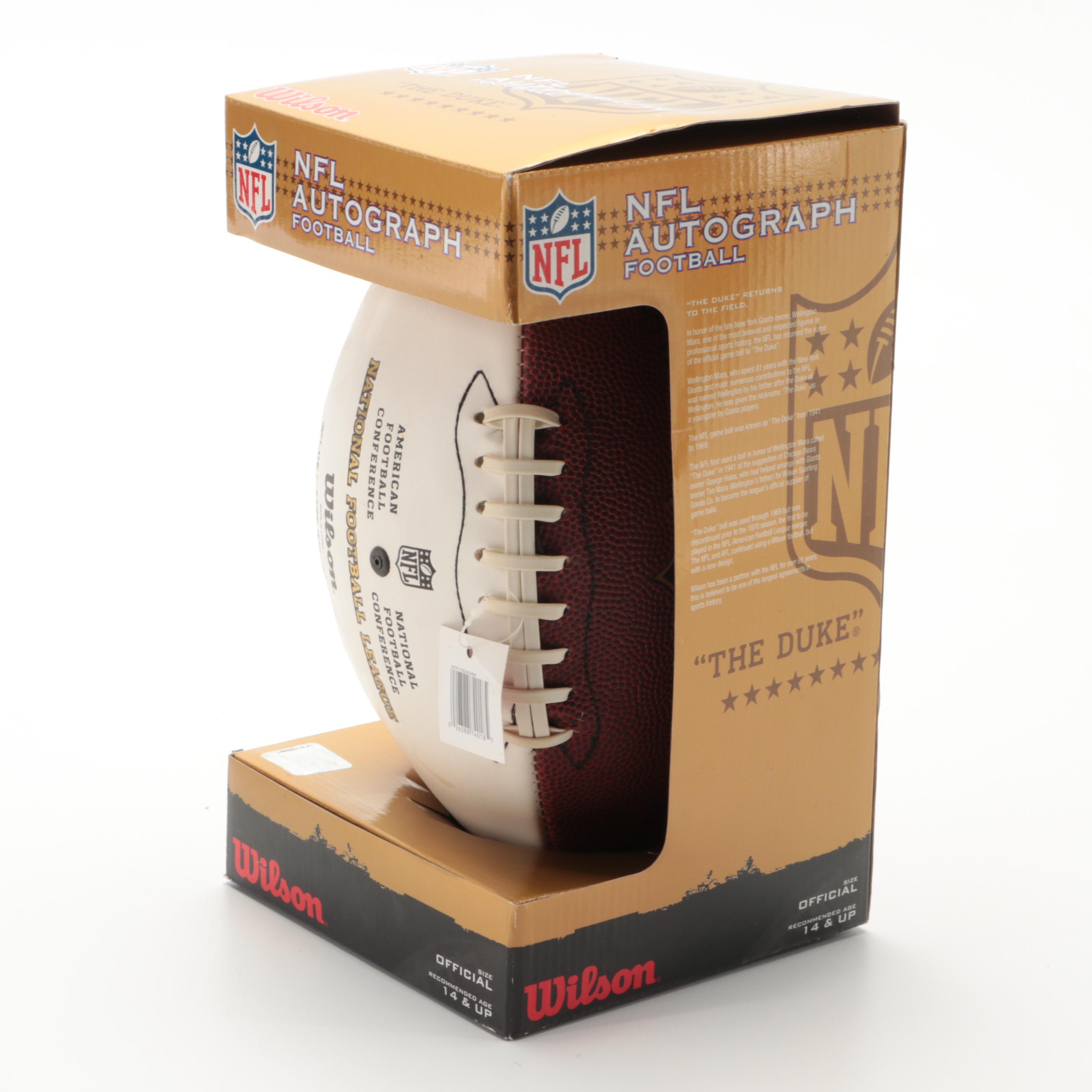 Ben Roethlisberger Signed Wilson "The Duke" NFL Football