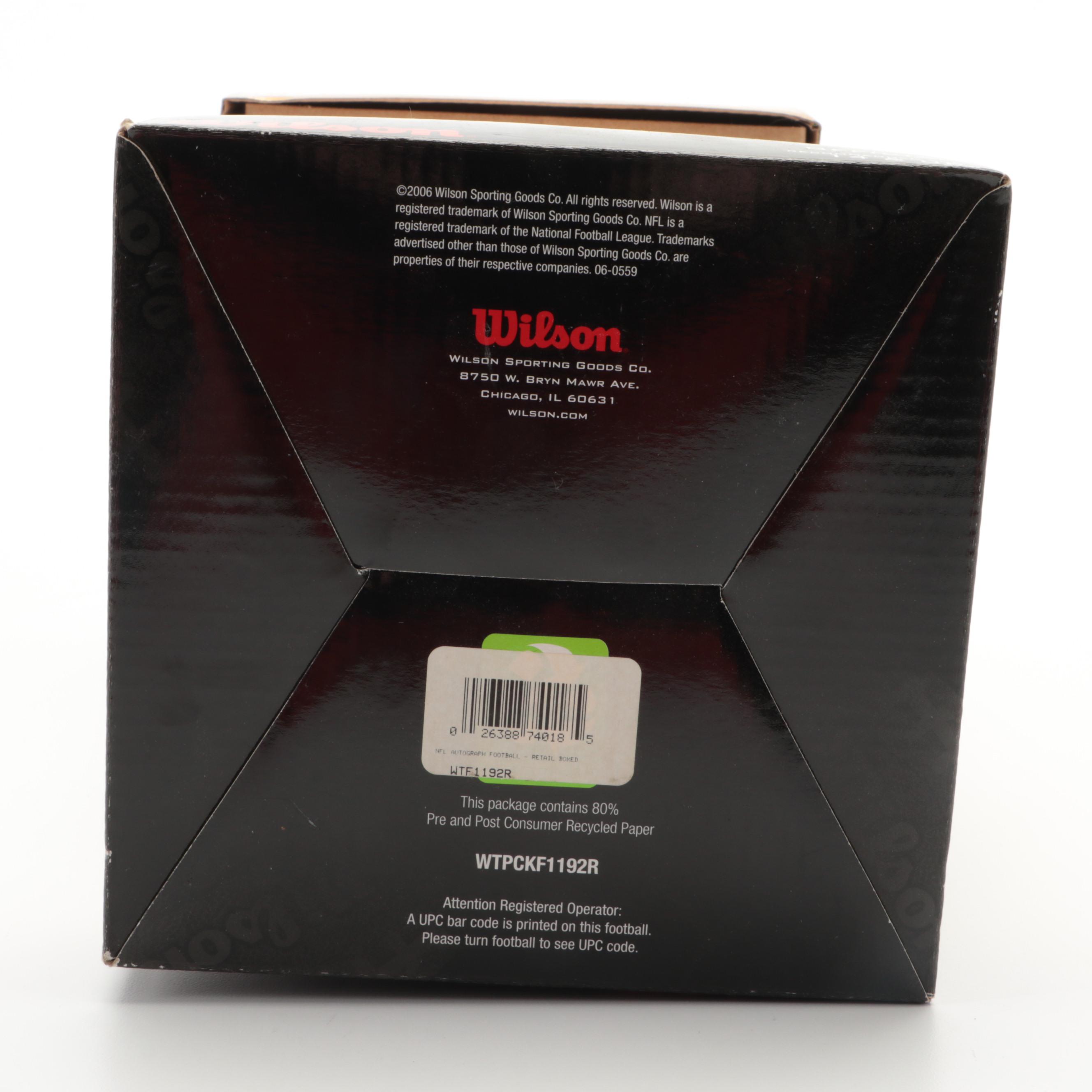 Ben Roethlisberger Signed Wilson "The Duke" NFL Football