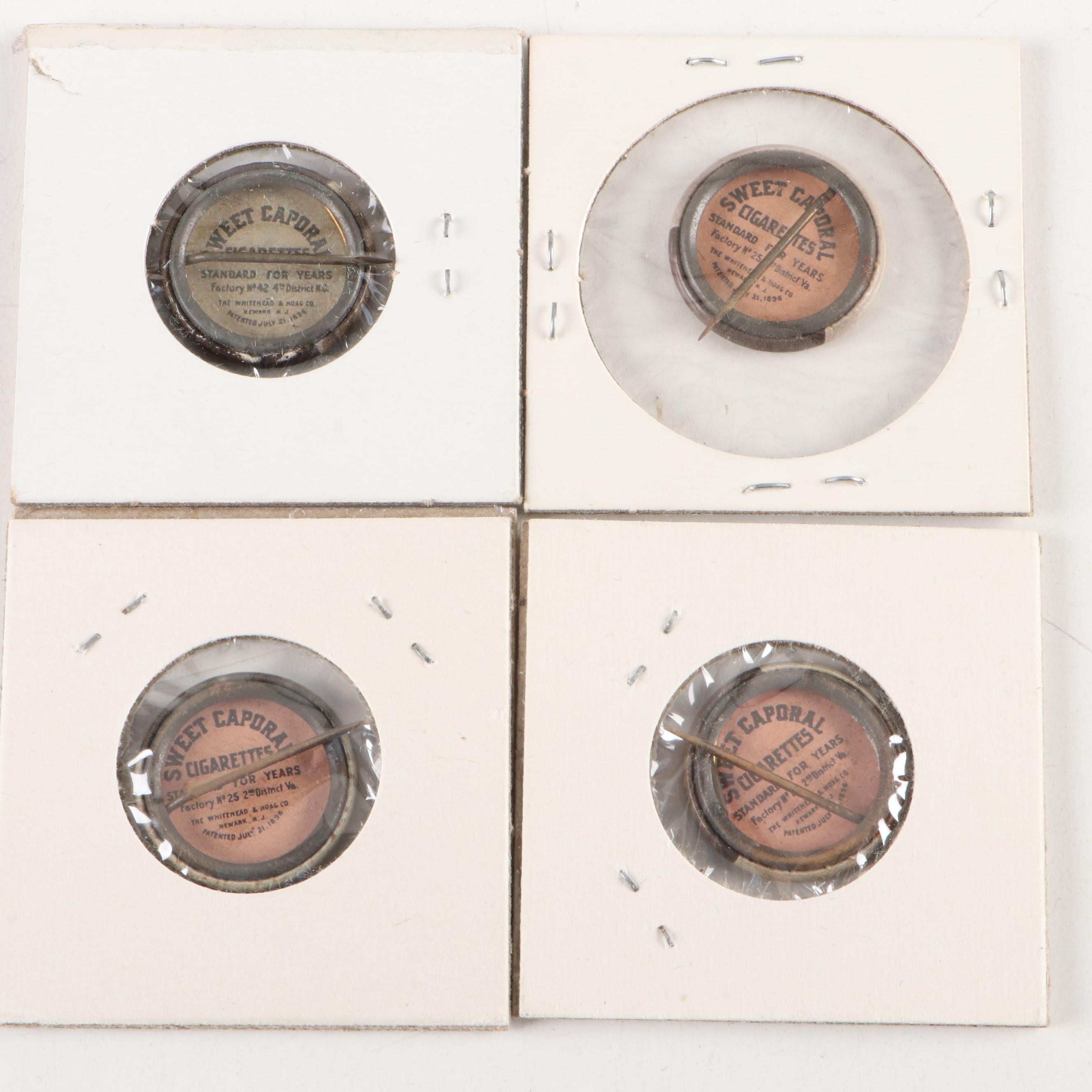 Cincinnati Reds Sweet Caporal and Cracker Jack Pinbacks, Early/ Mid-20th Century