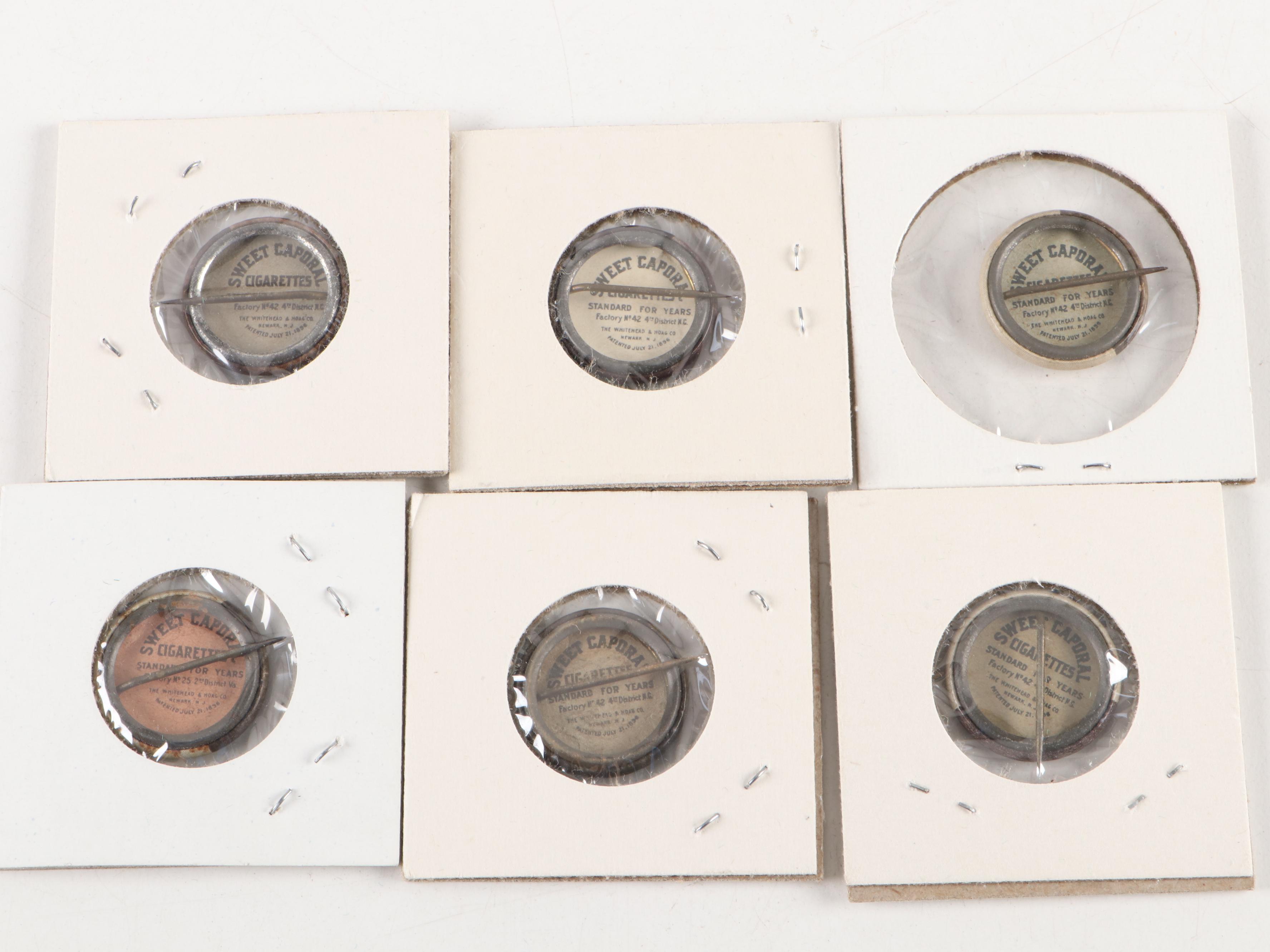 Cincinnati Reds Sweet Caporal and Cracker Jack Pinbacks, Early/ Mid-20th Century