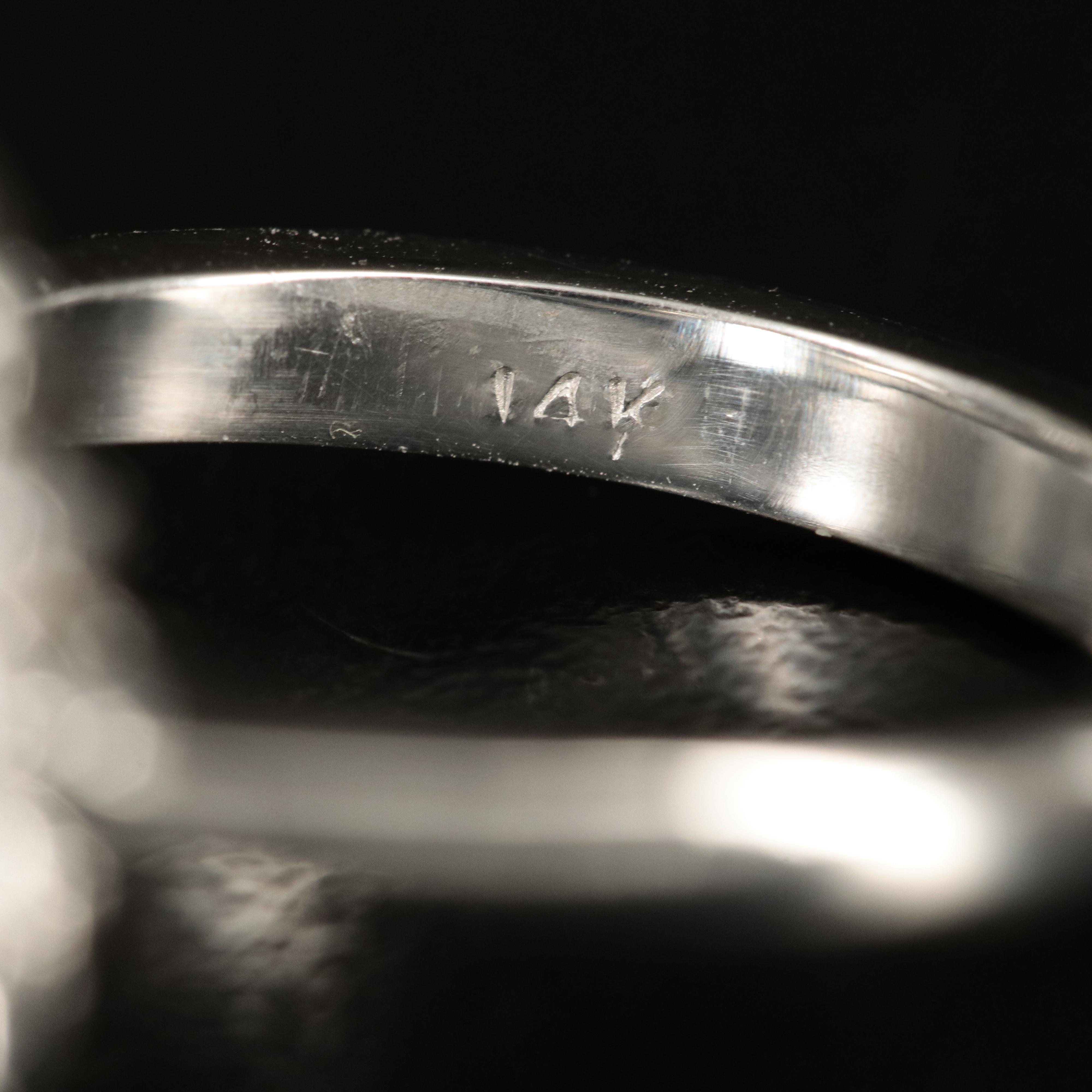 14K 4.69 CT Aquamarine and Diamond Ring with GIA Report