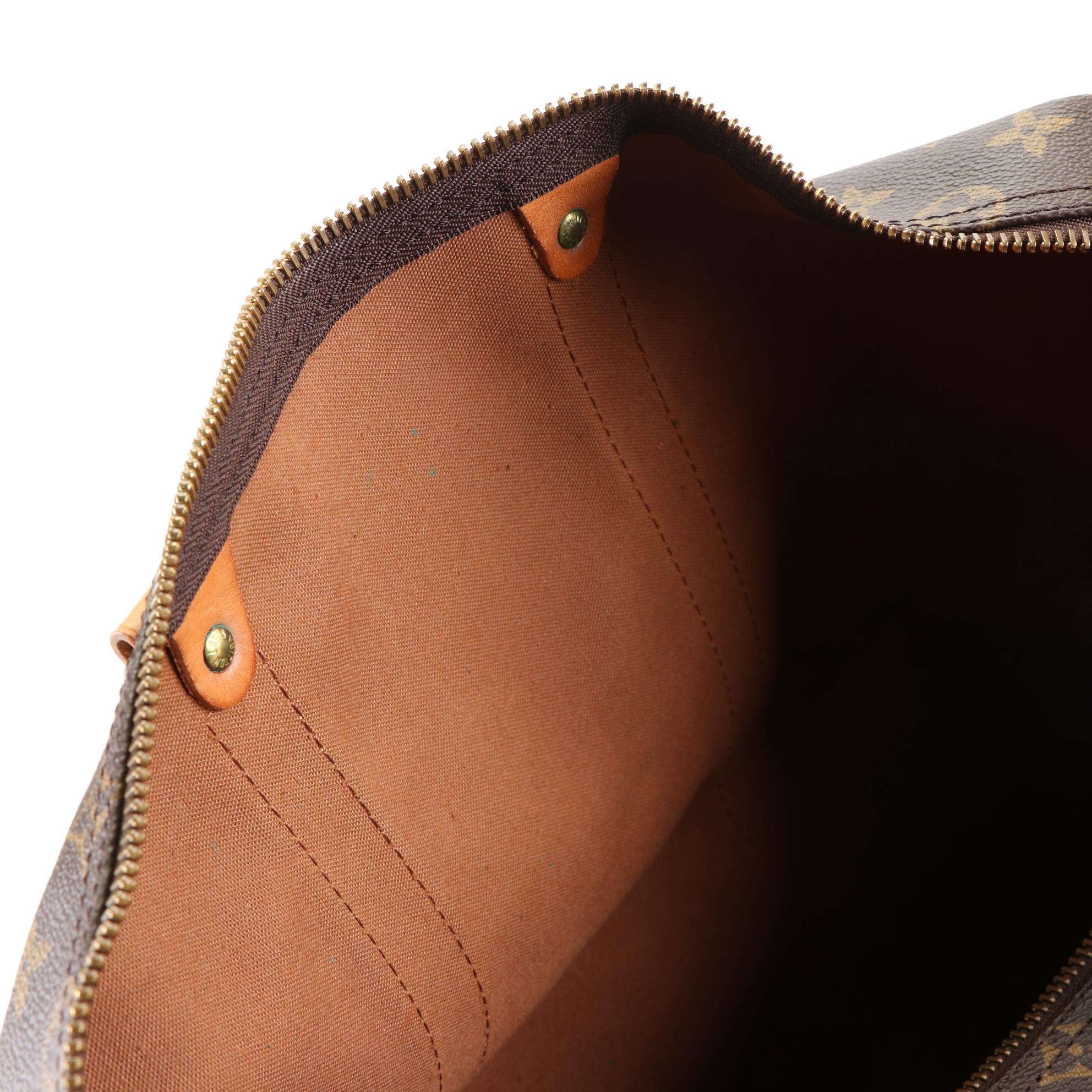 Louis Vuitton Keepall 50 in Monogram Canvas and Vachetta Leather