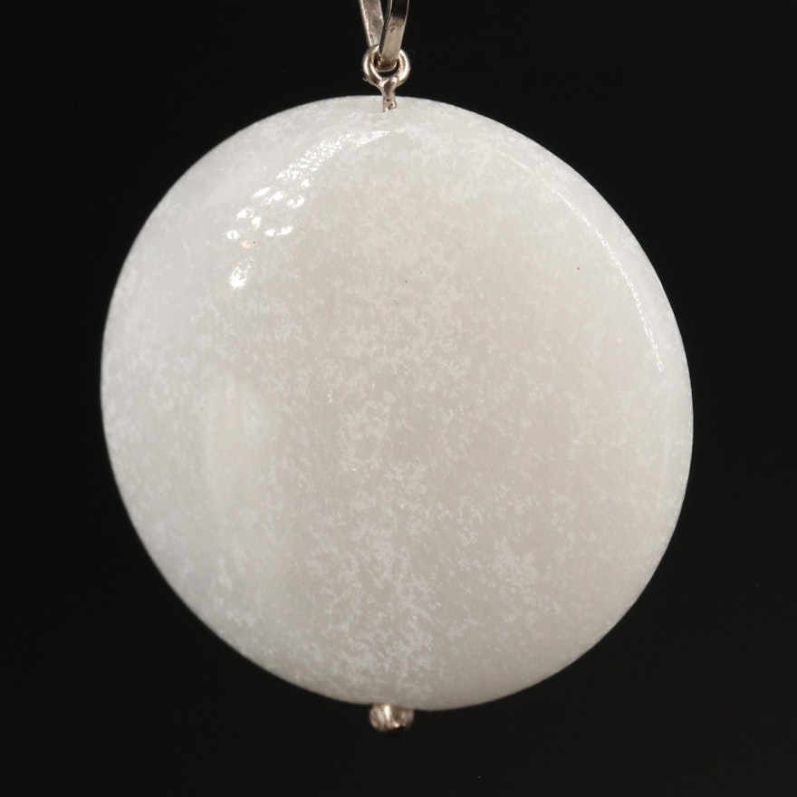 14K Quartzite Pendant