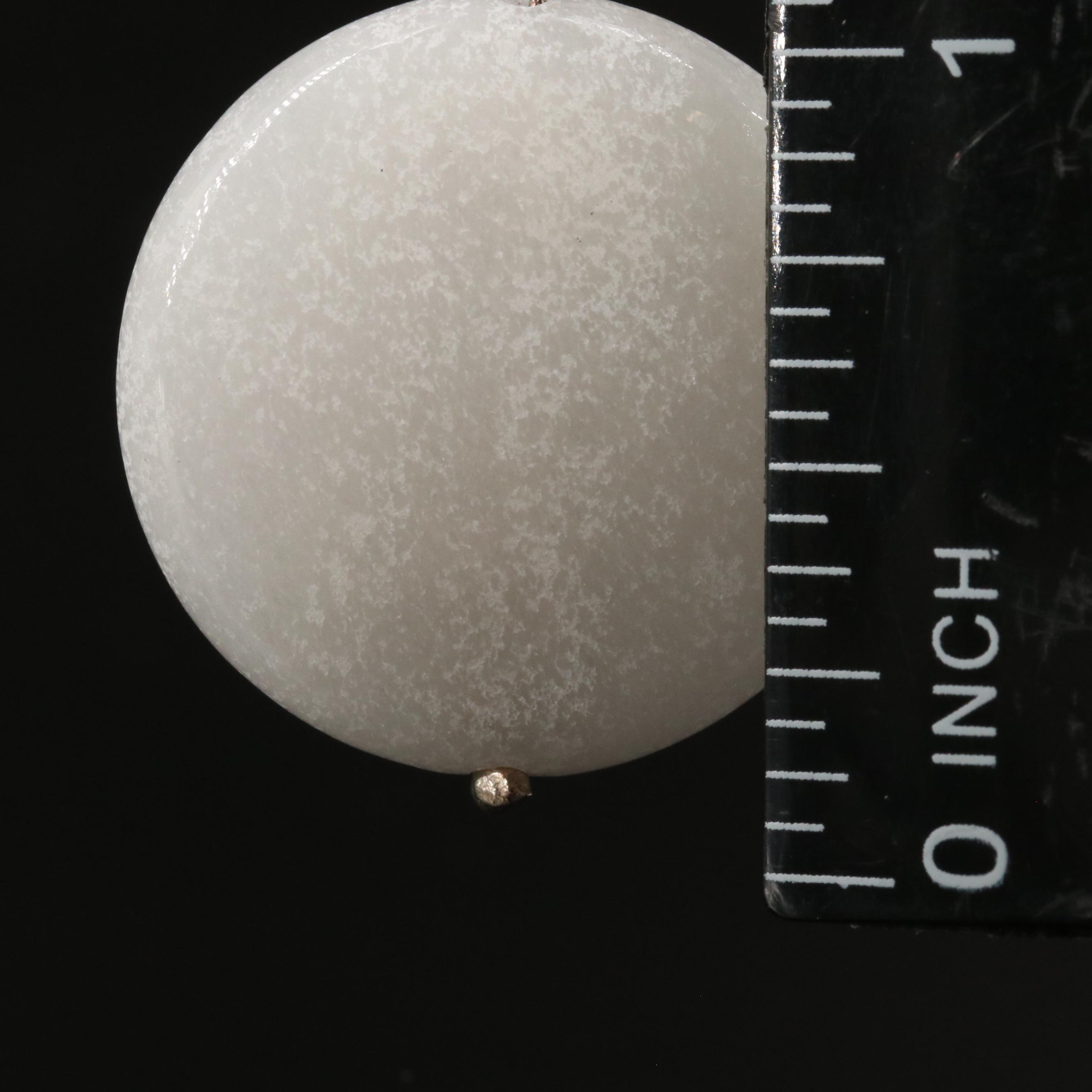 14K Quartzite Pendant