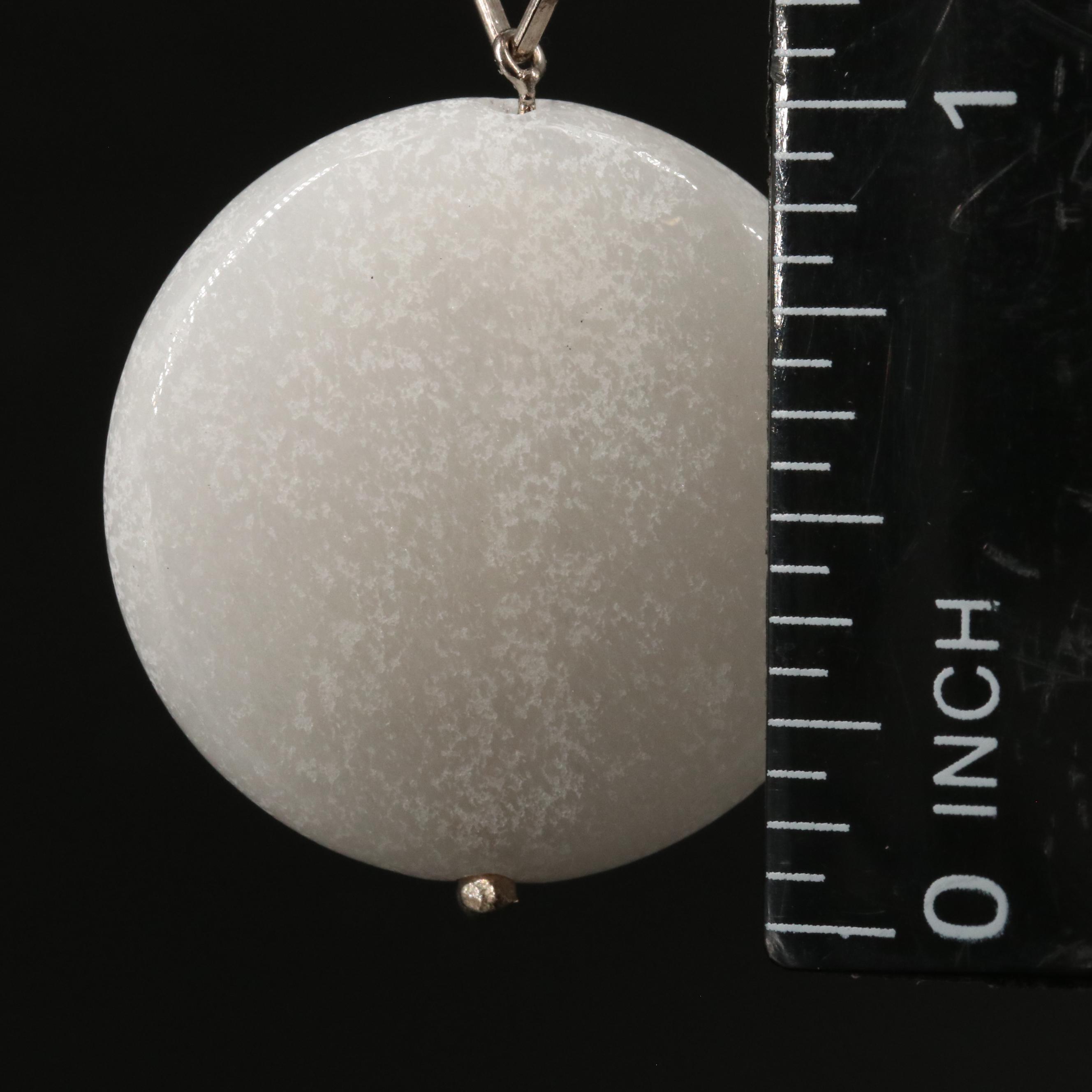 14K Quartzite Pendant