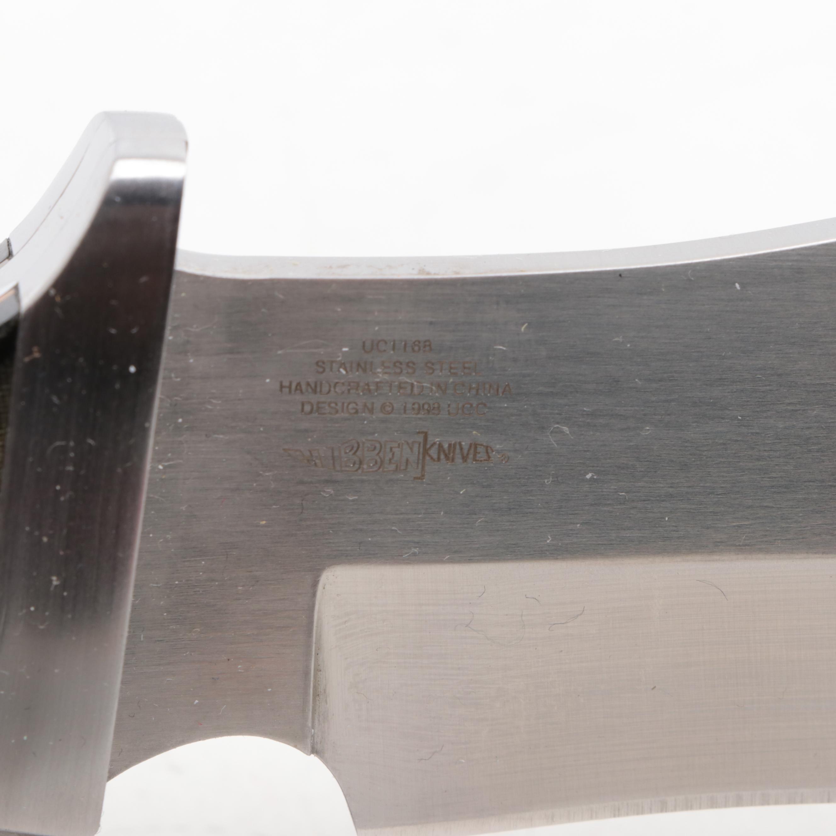 Hibben "Alaskan Professional Hunters Association" Survival Knife with Scabbard