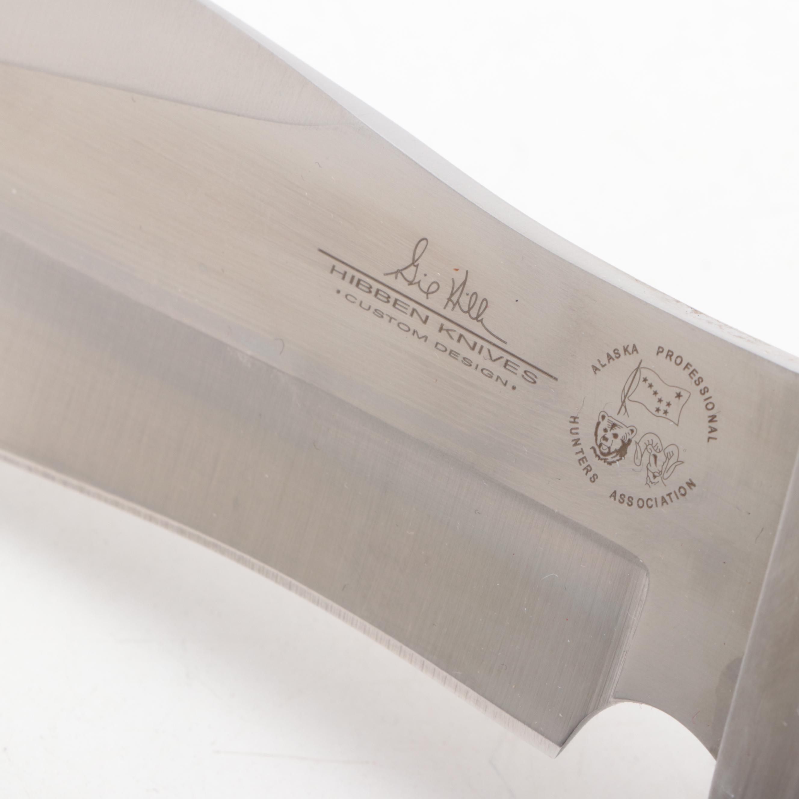 Hibben "Alaskan Professional Hunters Association" Survival Knife with Scabbard