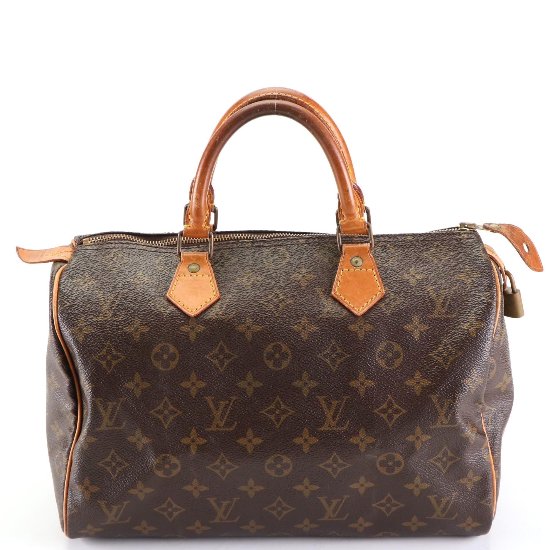 Louis Vuitton Speedy 30 in Monogram Canvas and Vachetta Leather