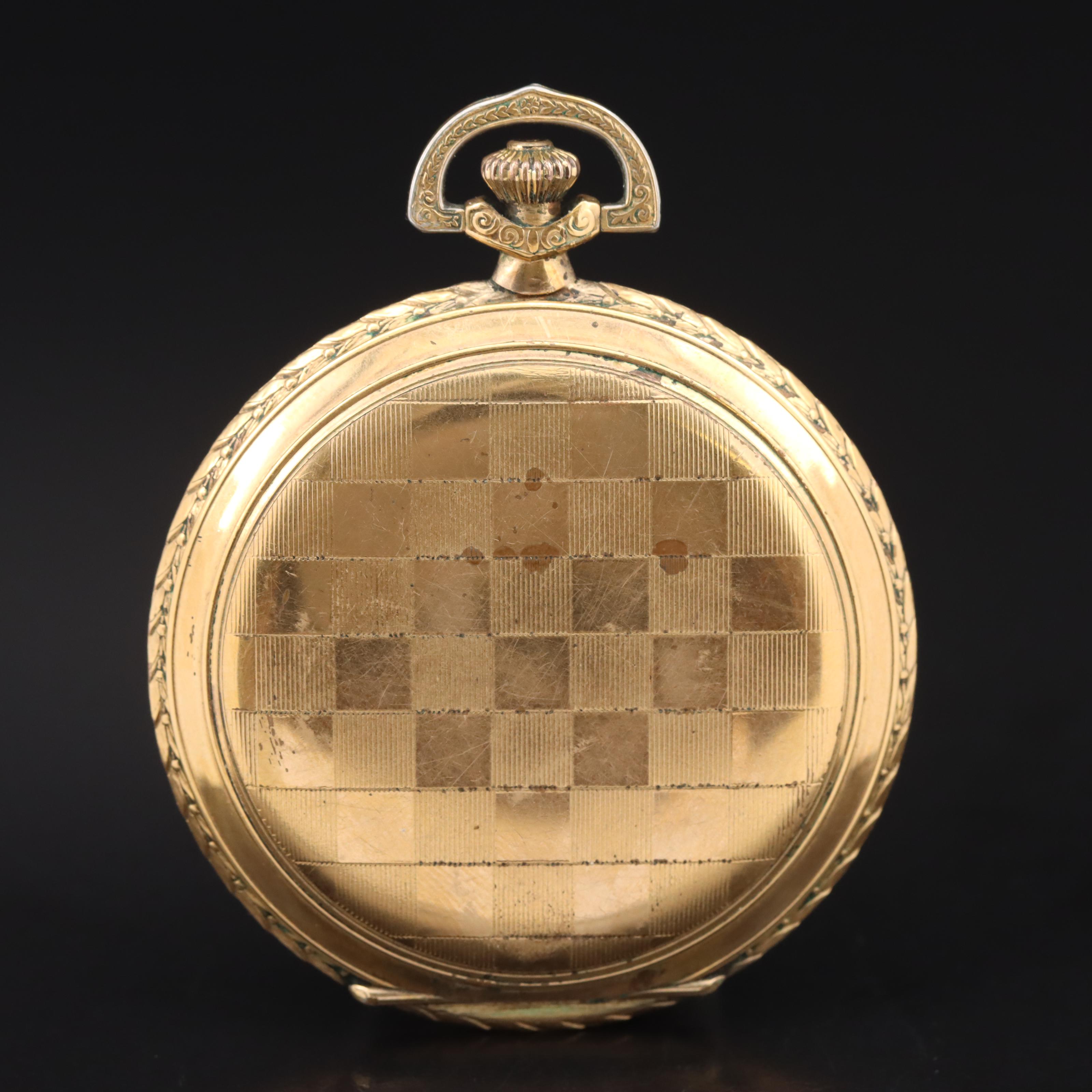 Vintage Rajah Hunter Pocket Watch