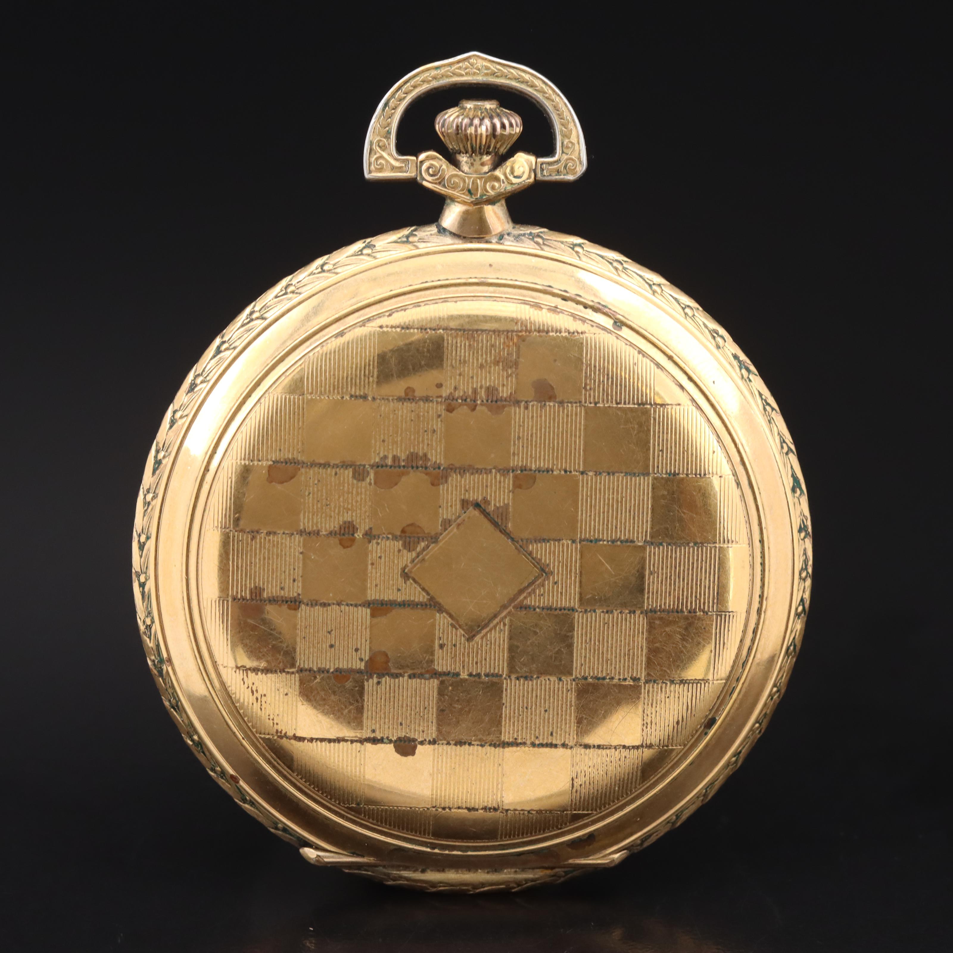 Vintage Rajah Hunter Pocket Watch